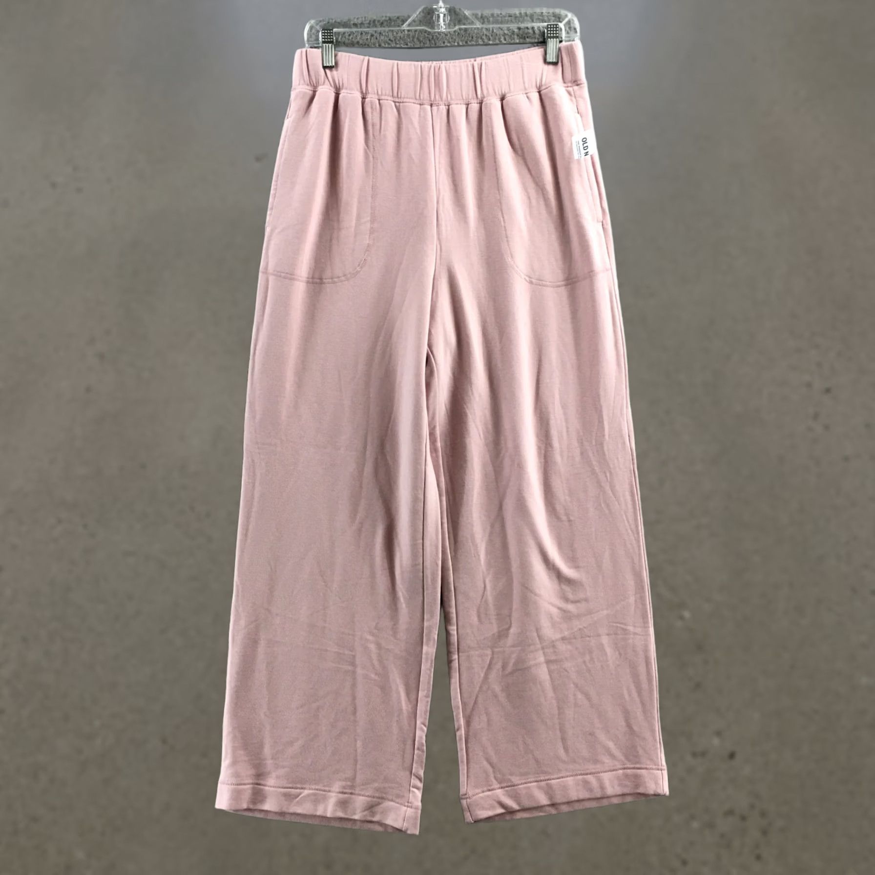 Old Navy Old Navy Women's Pink Wide-Leg Pants High Rise Elastic Waist Pockets NEW Small Size 28" / US 6 / IT 42 - 1 Thumbnail