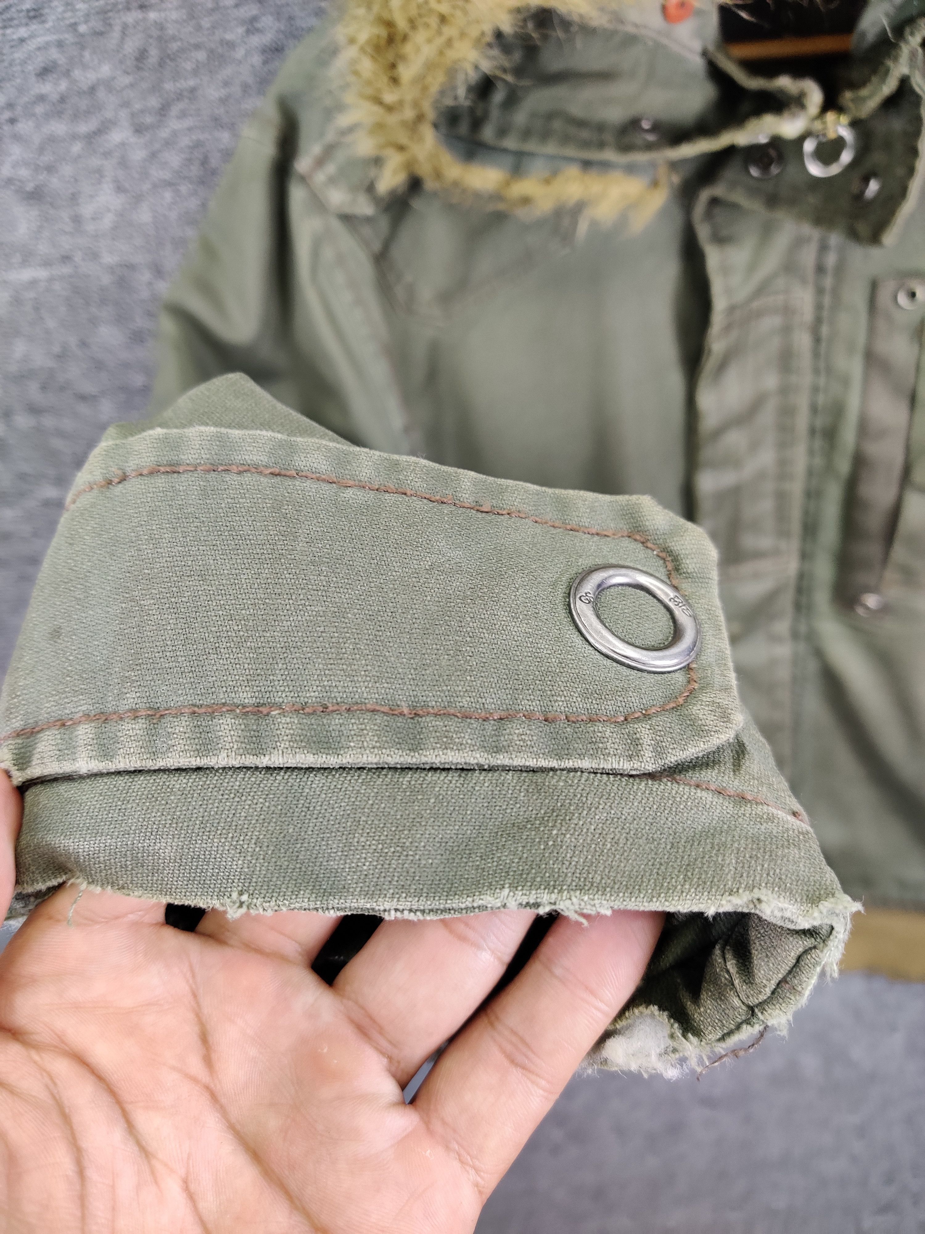 G-Star Vintage G Star Raw 3301 Military Fur Jacket Olive Green Size US L / EU 52-54 / 3 - 14 Thumbnail