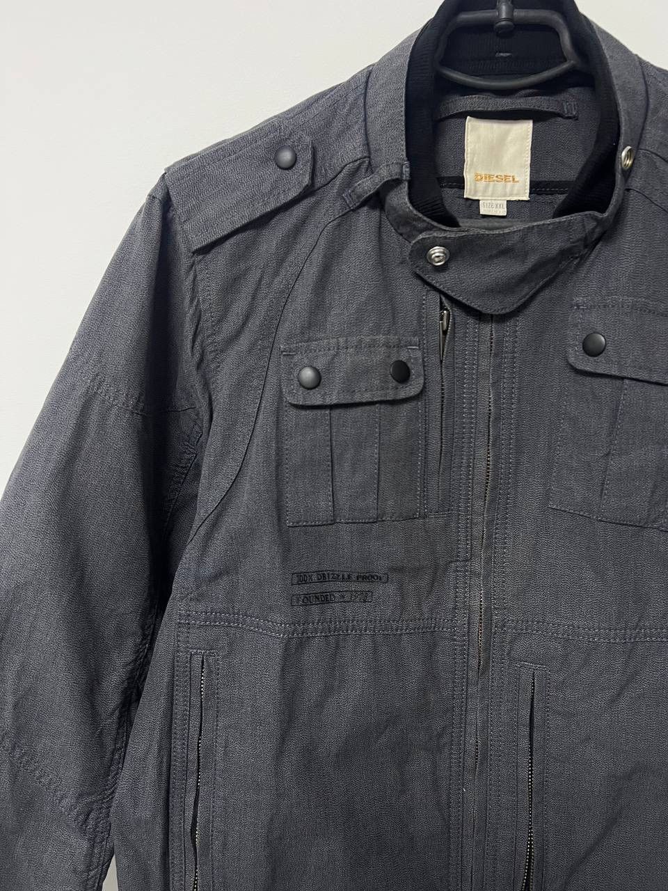 Diesel Vintage Diesel Bomber Jacket Multi Pocket Avangard Style XXL Size US XXL / EU 58 / 5 - 9 Thumbnail