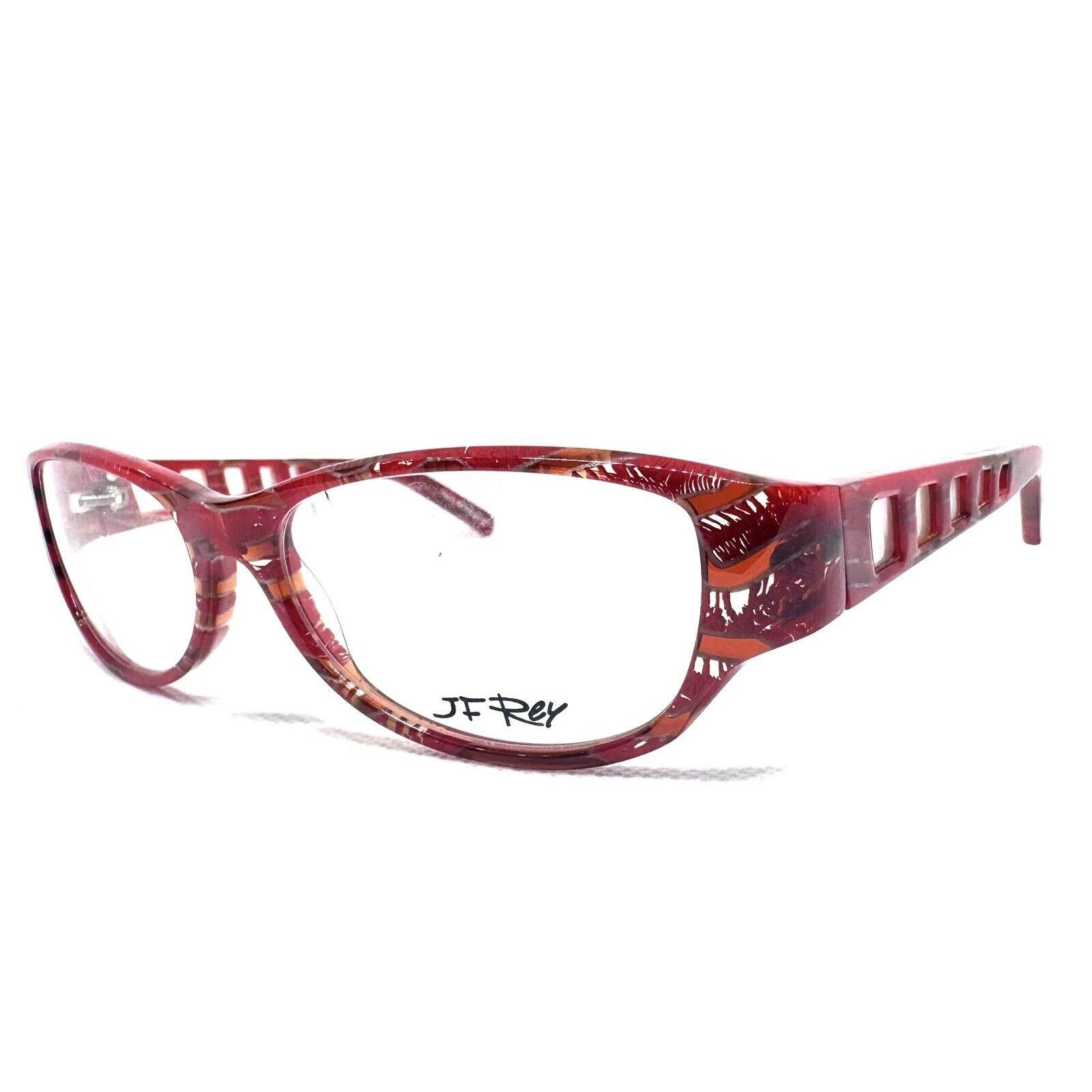 J.F. REY JF REY BY BOZ JF1178 RED EYEGLASSES RX FRAMES 55 15 FRANCE Size ONE SIZE - 1 Thumbnail