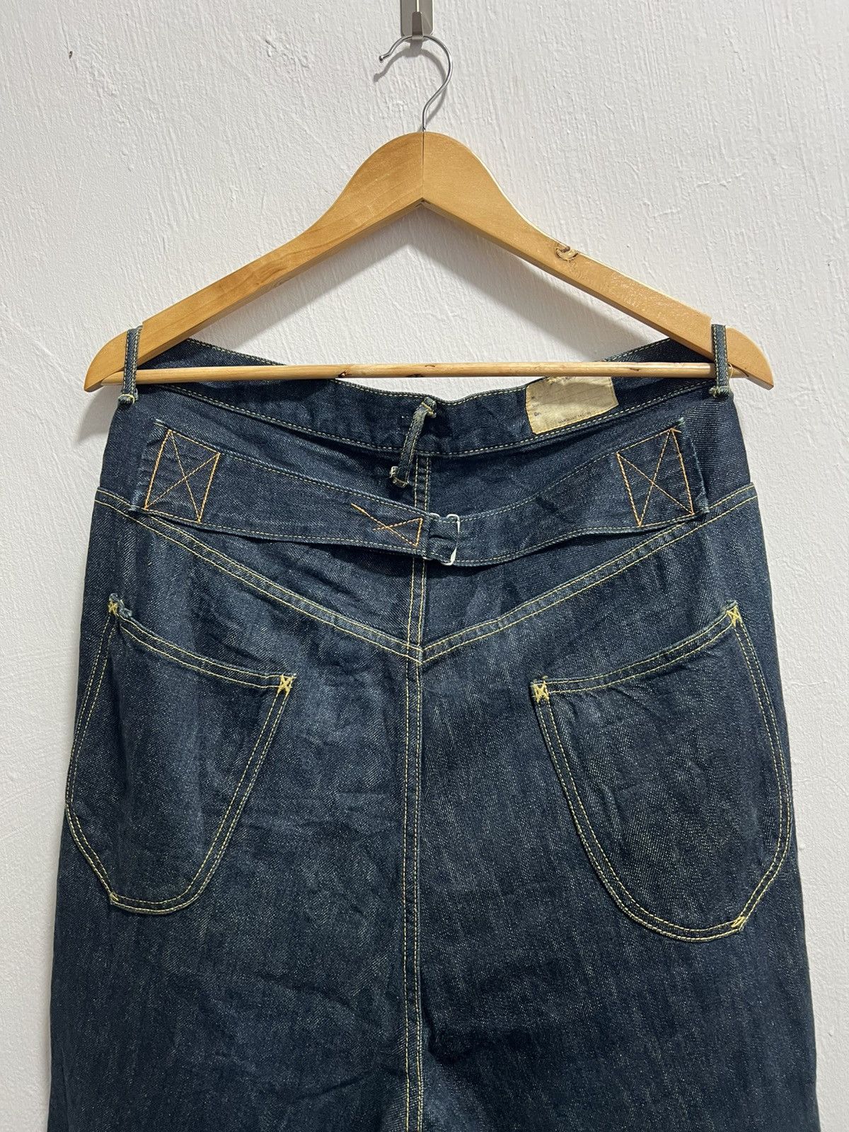Kapital Kapital Cinch Back Work Denim Pants Made in Japan Size US 32 / EU 48 - 5 Thumbnail