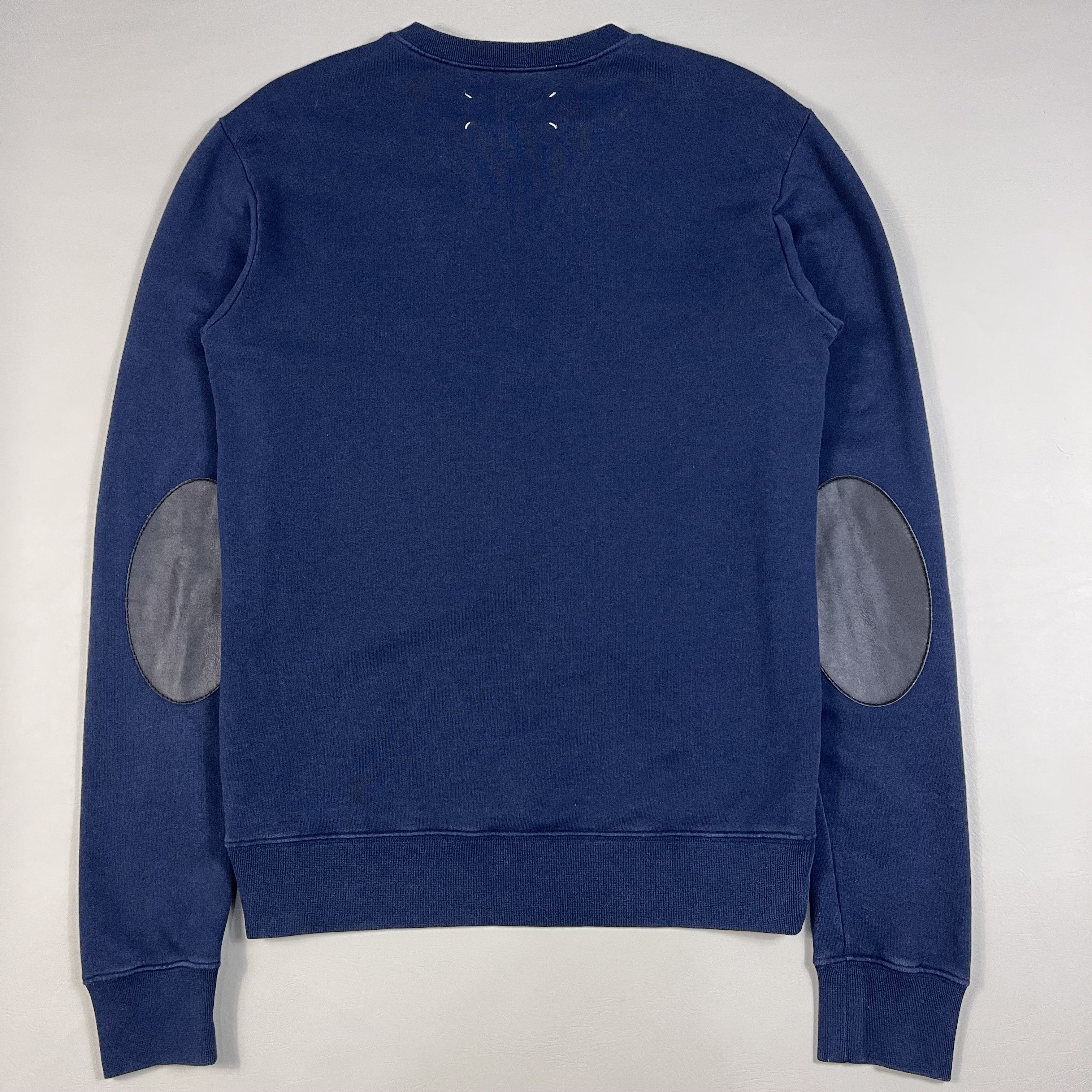 Maison Margiela Maison Margiela - 14 Compass Elbow Patch - Crew Sweatshirt Size US S / EU 44-46 / 1 - 4 Thumbnail