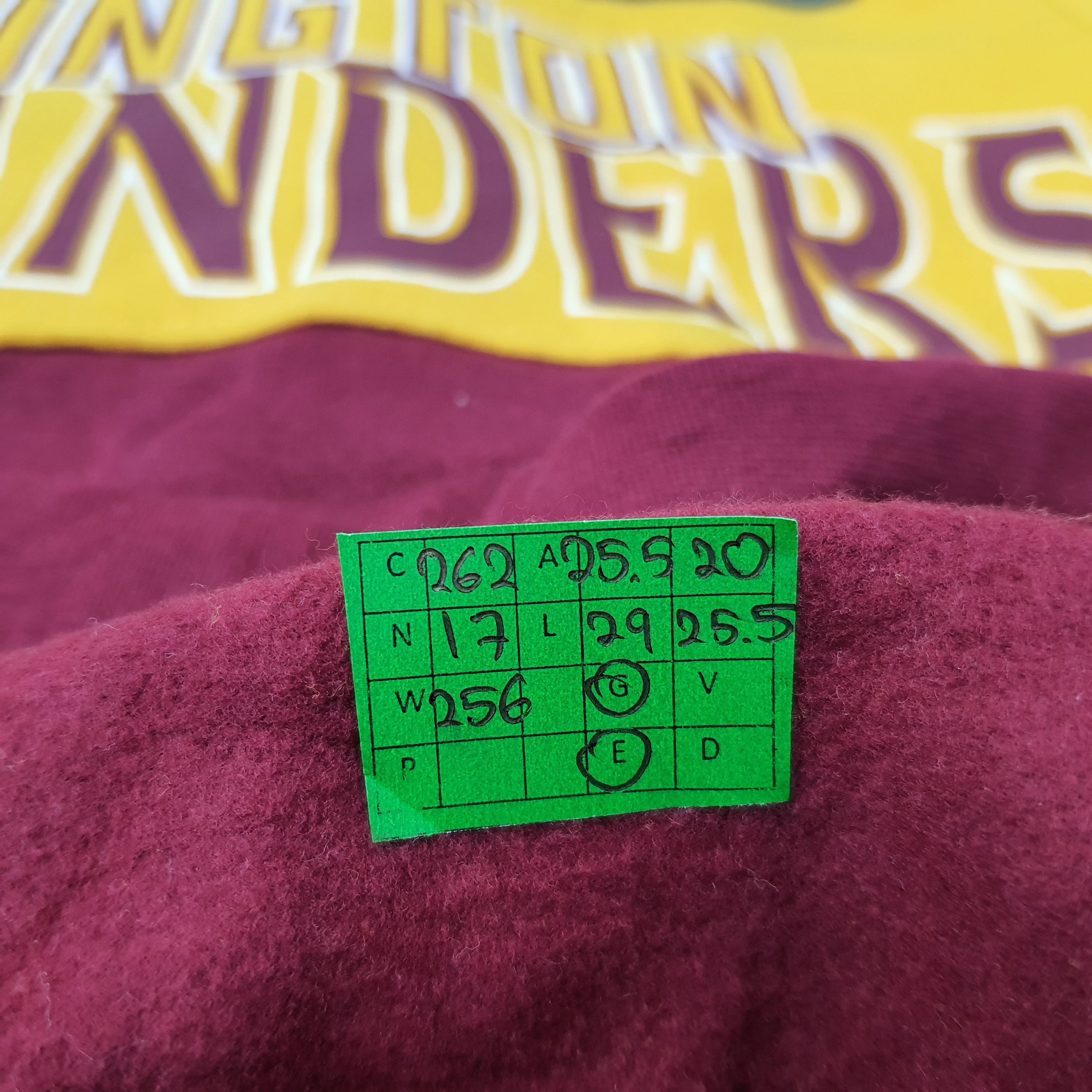 Starter Vintage Washington Commanders Dead Stock Hoodie C262N17 Size US XL / EU 56 / 4 - 11 Thumbnail
