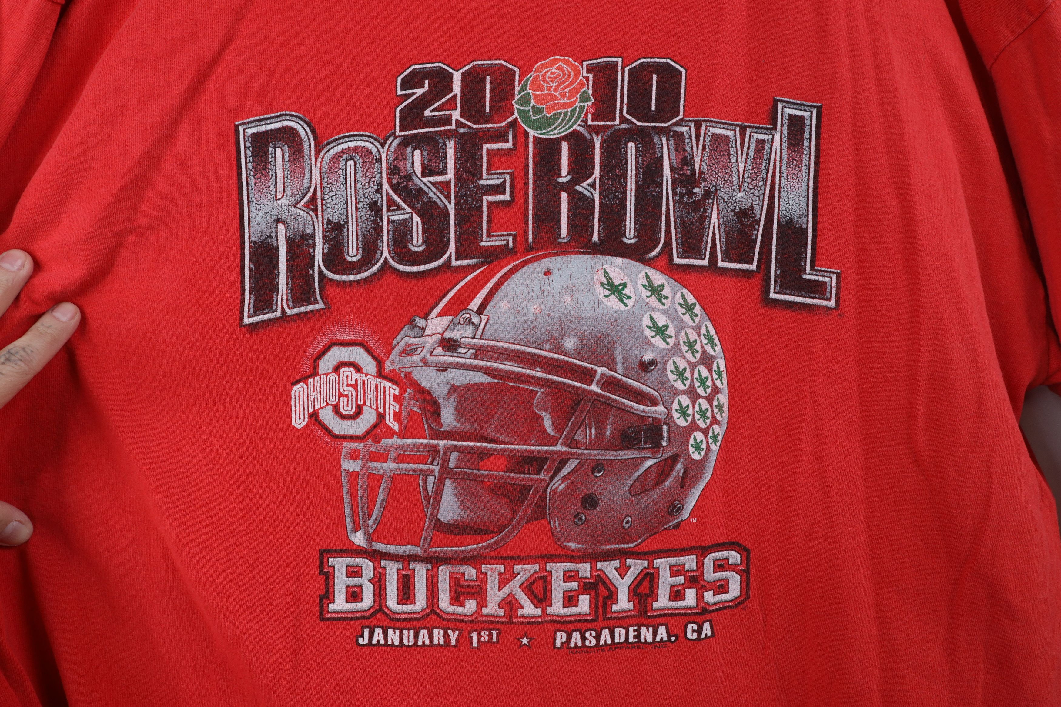 Vintage Vintage Rose Bowl Ohio State University Football T-Shirt Red Size US XXL / EU 58 / 5 - 8 Thumbnail