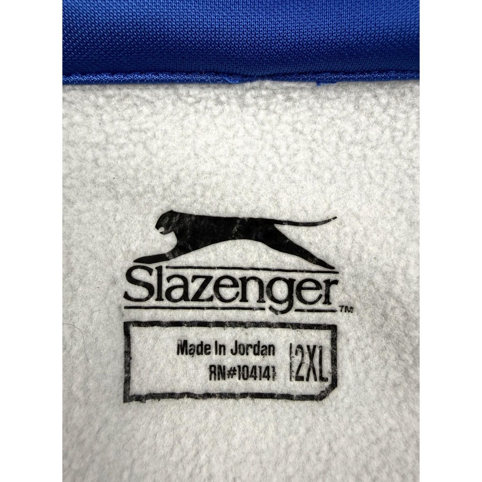 Vintage Slazenger Pullover Mens 2XL Gray Fleece Quarter Zip Mock Neck Top Performance Size US XXL / EU 58 / 5 - 3 Thumbnail