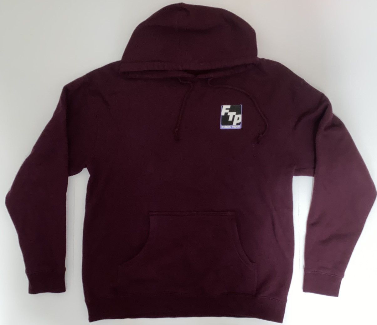 Fuck The Population FTP Fuck You Hoodie Burgundy Size US L / EU 52-54 / 3 - 1 Thumbnail