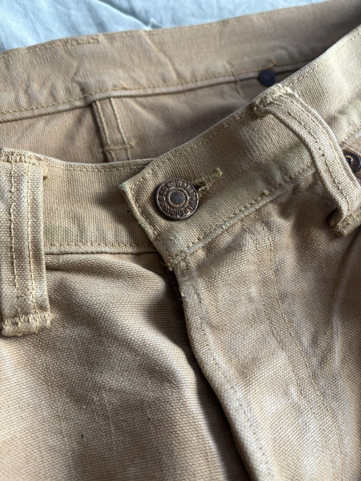Warehouse & Co. WW2 40s Reissue Duck Canvas Pants Size US 32 / EU 48 - 13 Thumbnail