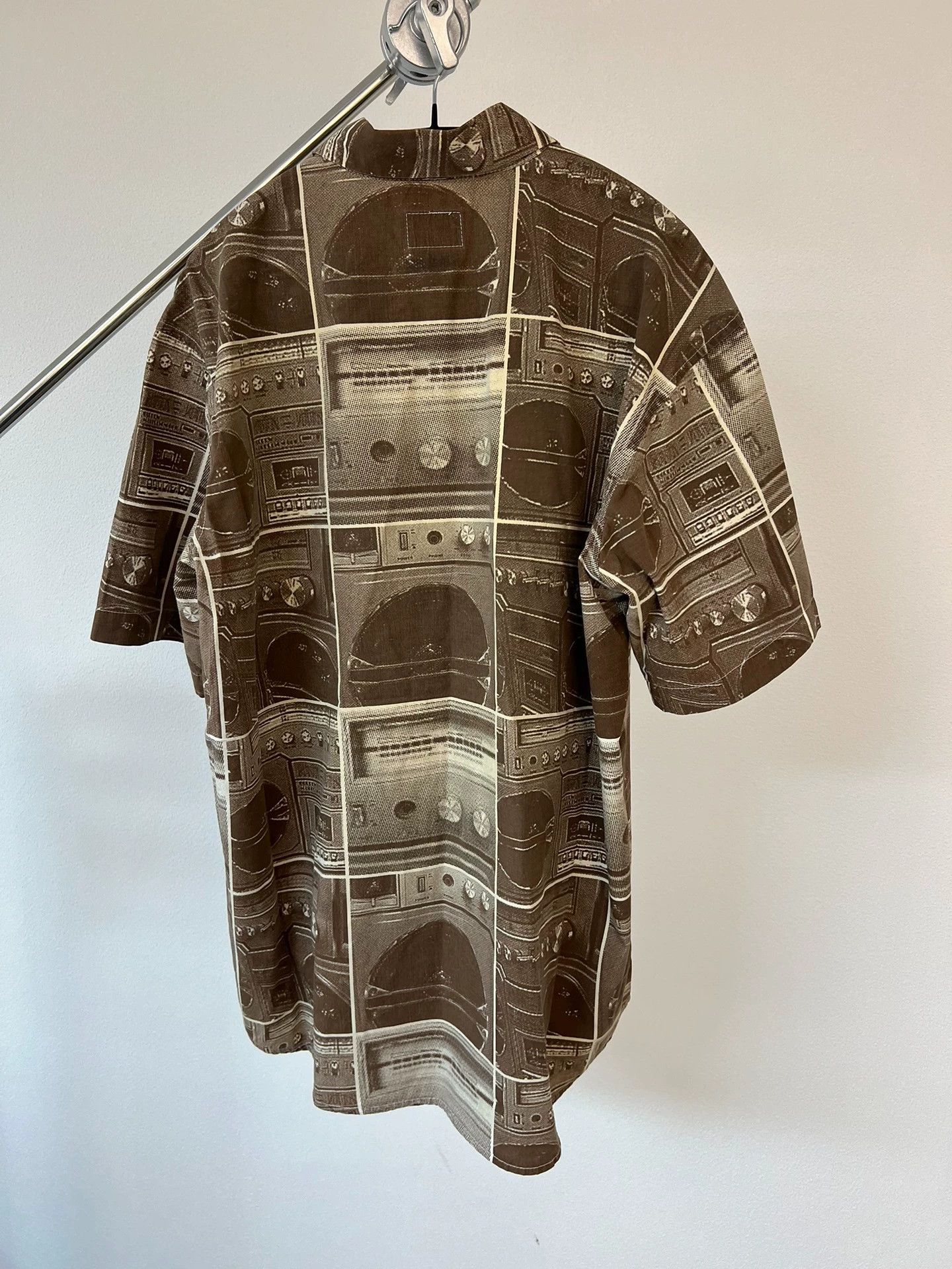 Stussy Stussy 90s Vintage Boombox Record Print Boxy Short Shirt Size US L / EU 52-54 / 3 - 5 Thumbnail