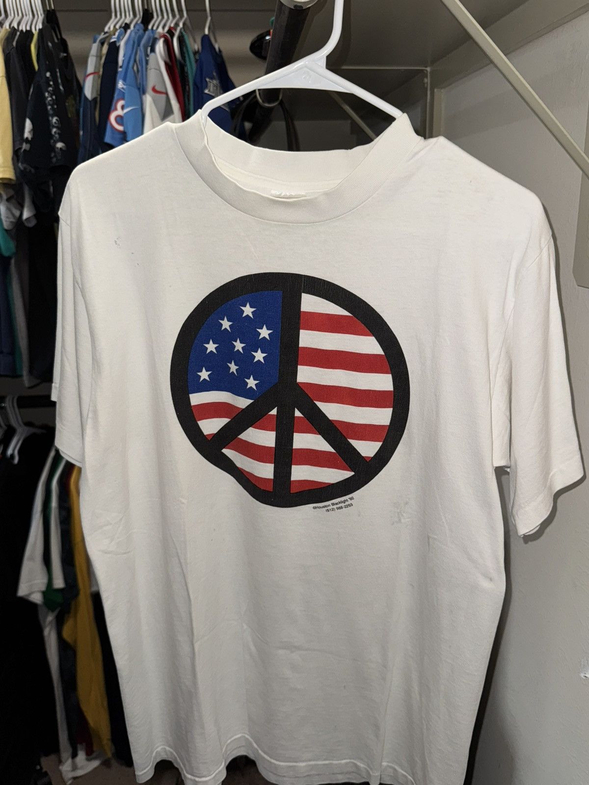 Vintage Houston Blacklight Tee 1992 Size US L / EU 52-54 / 3 - 1 Thumbnail