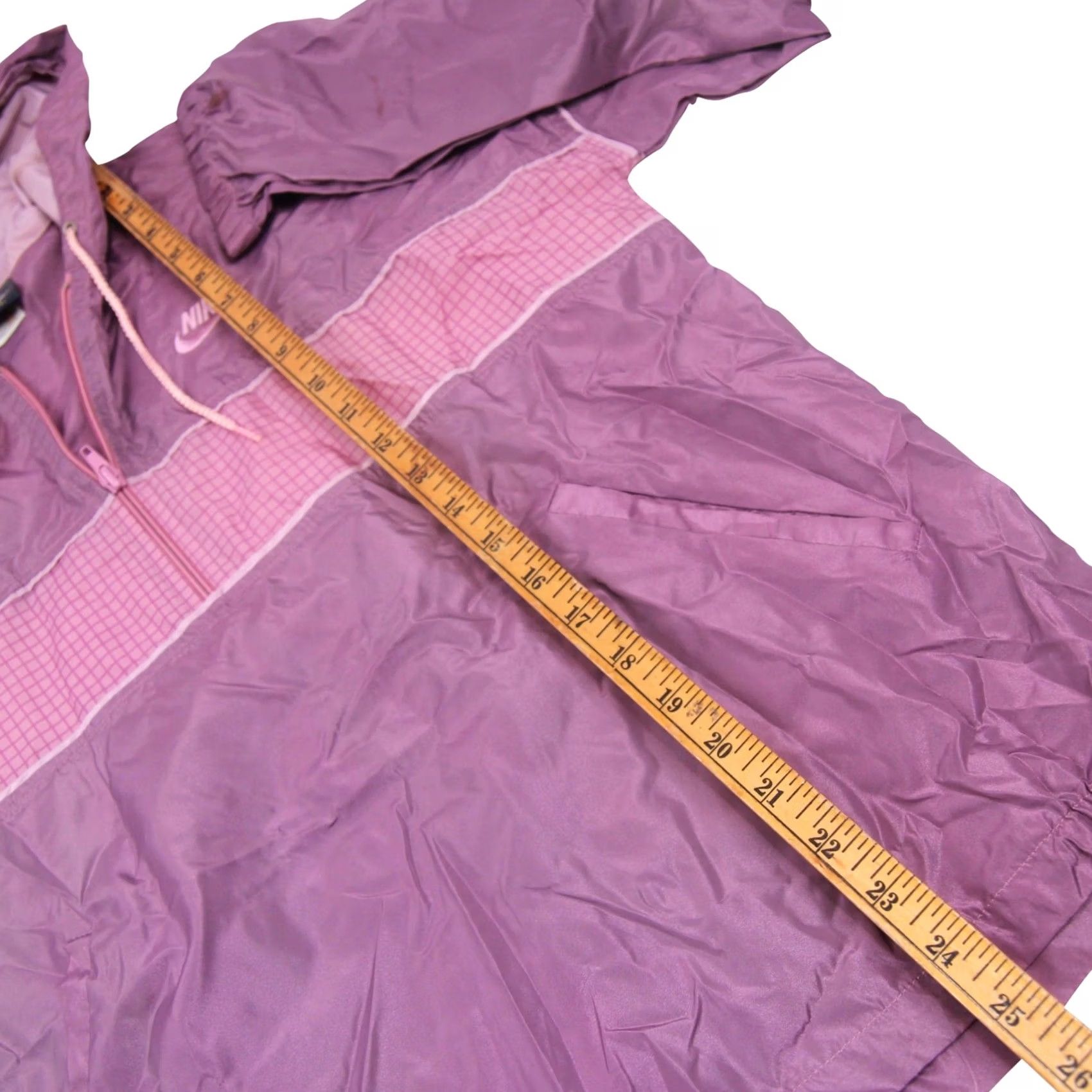 Nike VINTAGE Nike Track Suit Jacket Womens Large Purple 80s Nylon 9+/10 NWT Size L / US 10 / IT 46 - 7 Thumbnail
