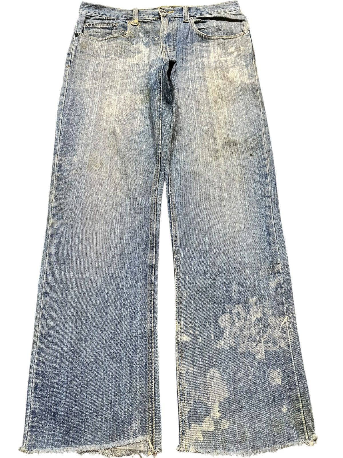 Japanese Brand Vintage Nylaus Clothing Faded Straight Leg Denim Size US 32 / EU 48 - 1 Thumbnail
