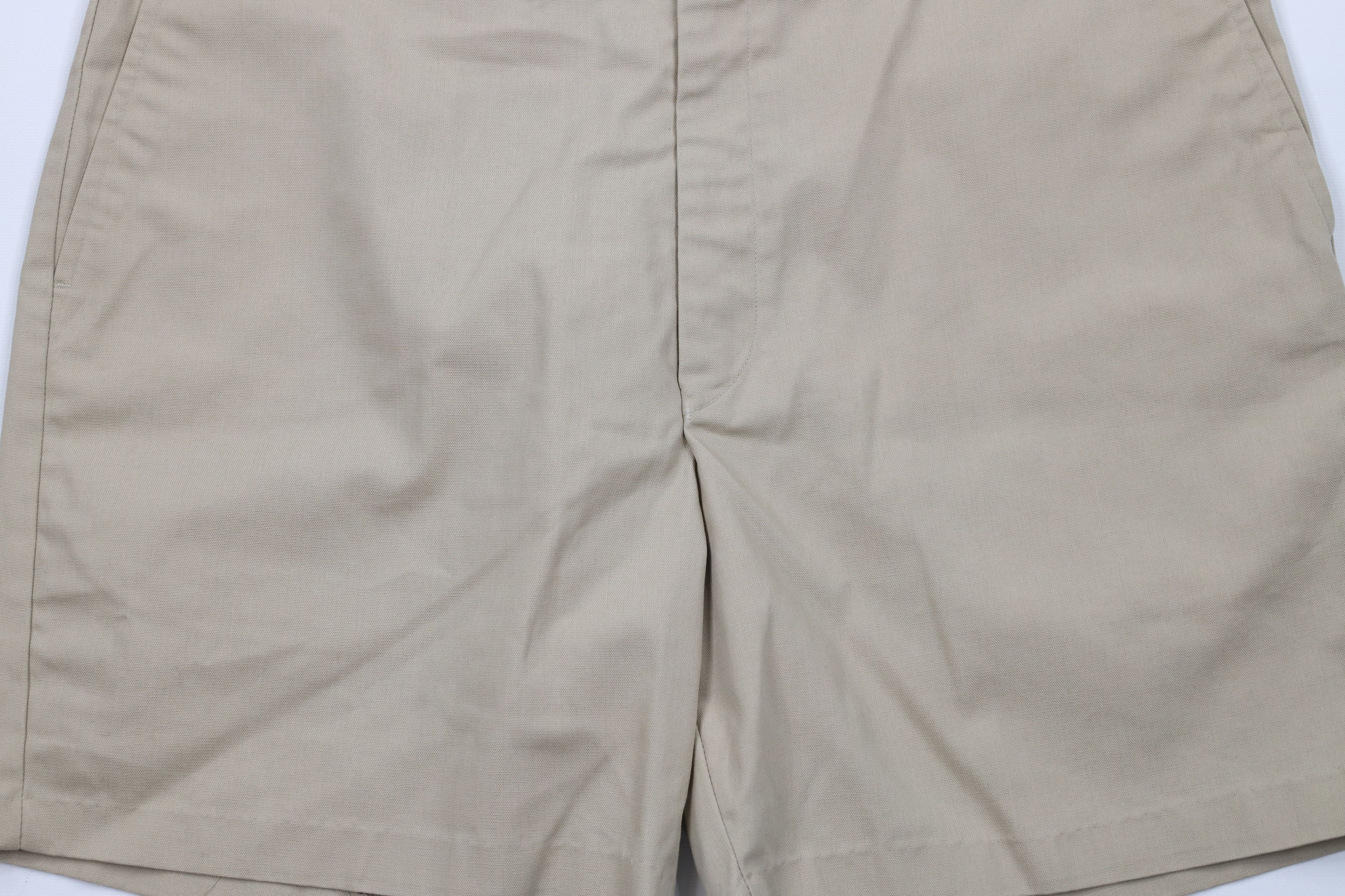 Vintage Vintage 70s Streetwear Made Above Knee Chino Shorts USA Size US 34 / EU 50 - 3 Thumbnail