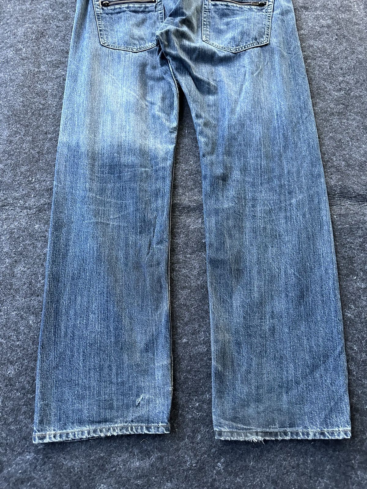 If Six Was Nine × PPFM Double Waist Unbrand Japan Paint Dirty Style D409 Size US 34 / EU 50 - 5 Thumbnail