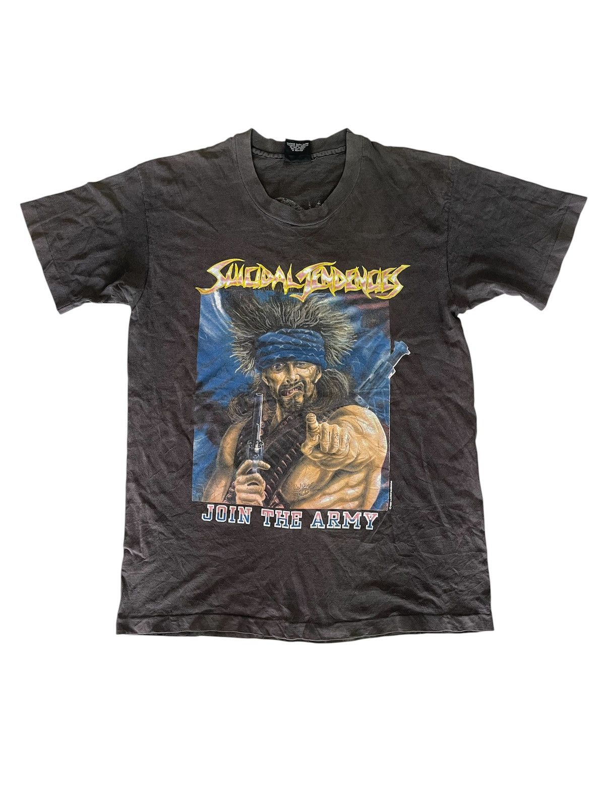 Band Tees Vintage 90’s Suicidal Tendencies “ Joint the army”1992 Size US L / EU 52-54 / 3 - 1 Thumbnail