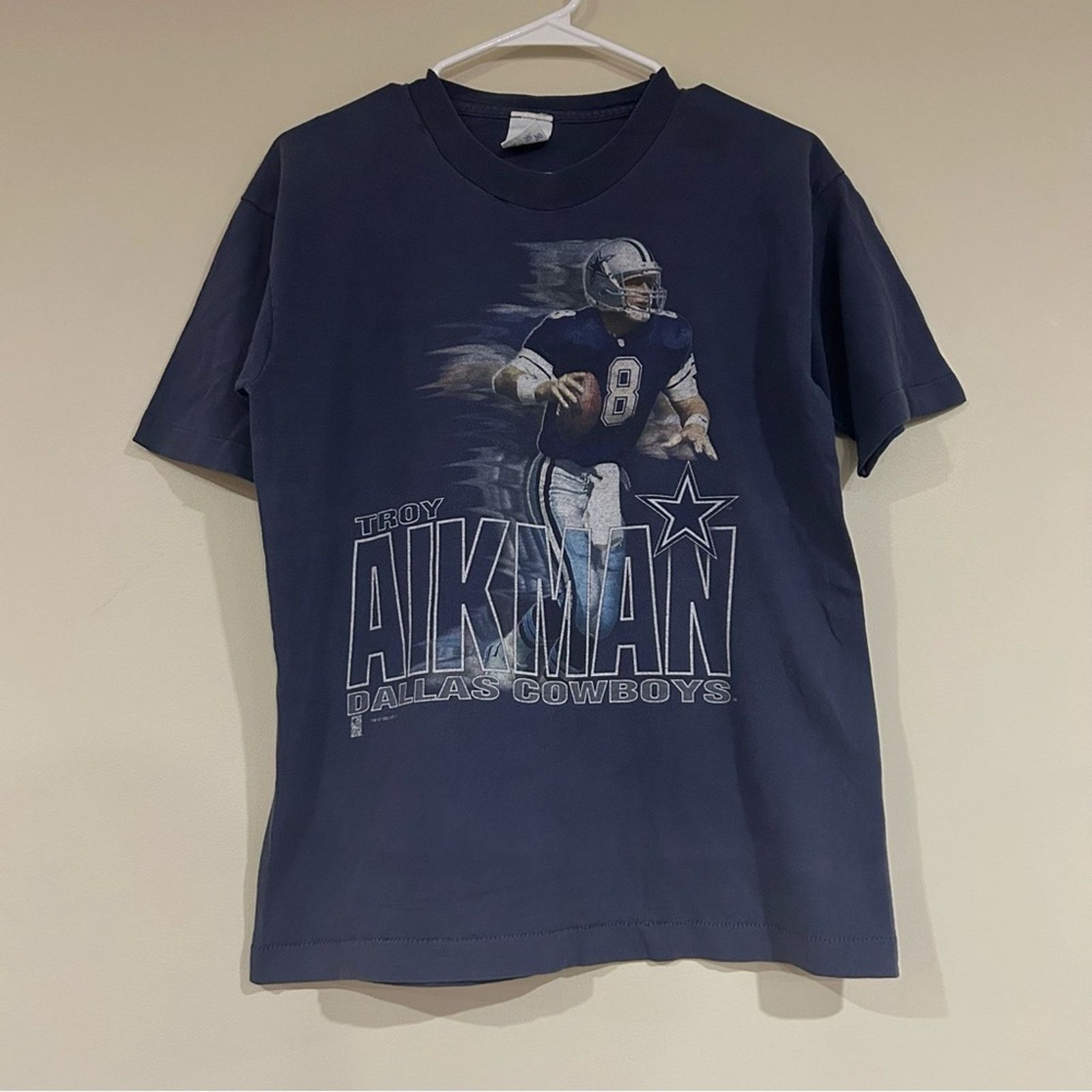 Salem Sportswear Vintage 1995 Dallas Cowboys Troy Aikman Shirt Size US S / EU 44-46 / 1 - 1 Thumbnail