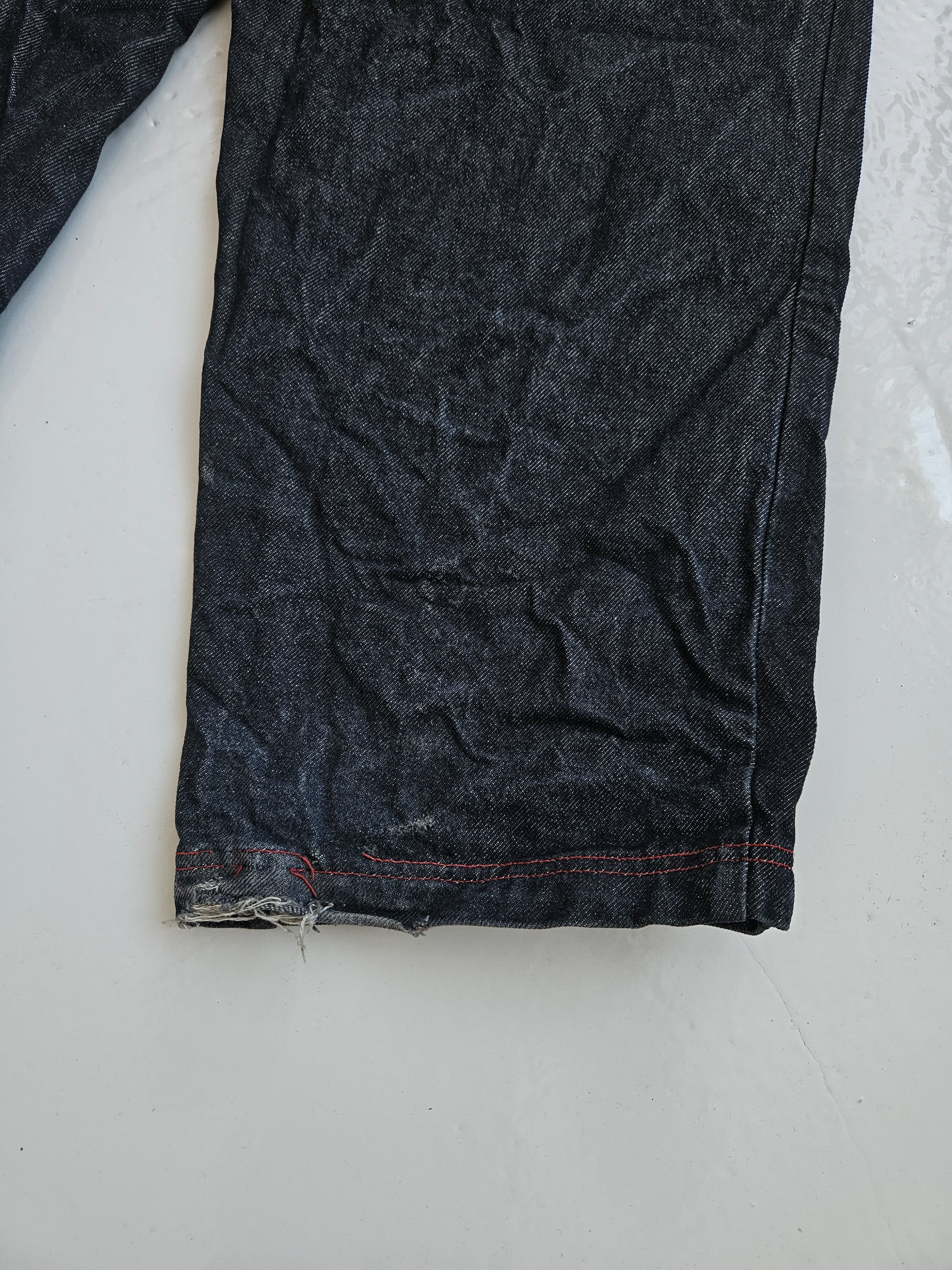 Damani Dada Damani Dada baggy carpenter double knee raw denim Size US 36 / EU 52 - 12 Thumbnail
