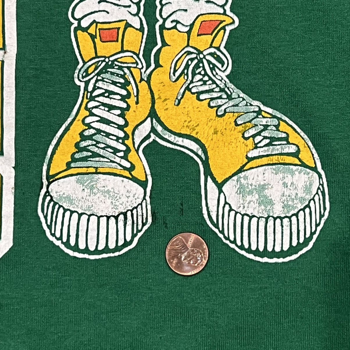 Swingster Vintage 80s Boston Celtics T Shirt Green Mens Large Size US L / EU 52-54 / 3 - 8 Thumbnail