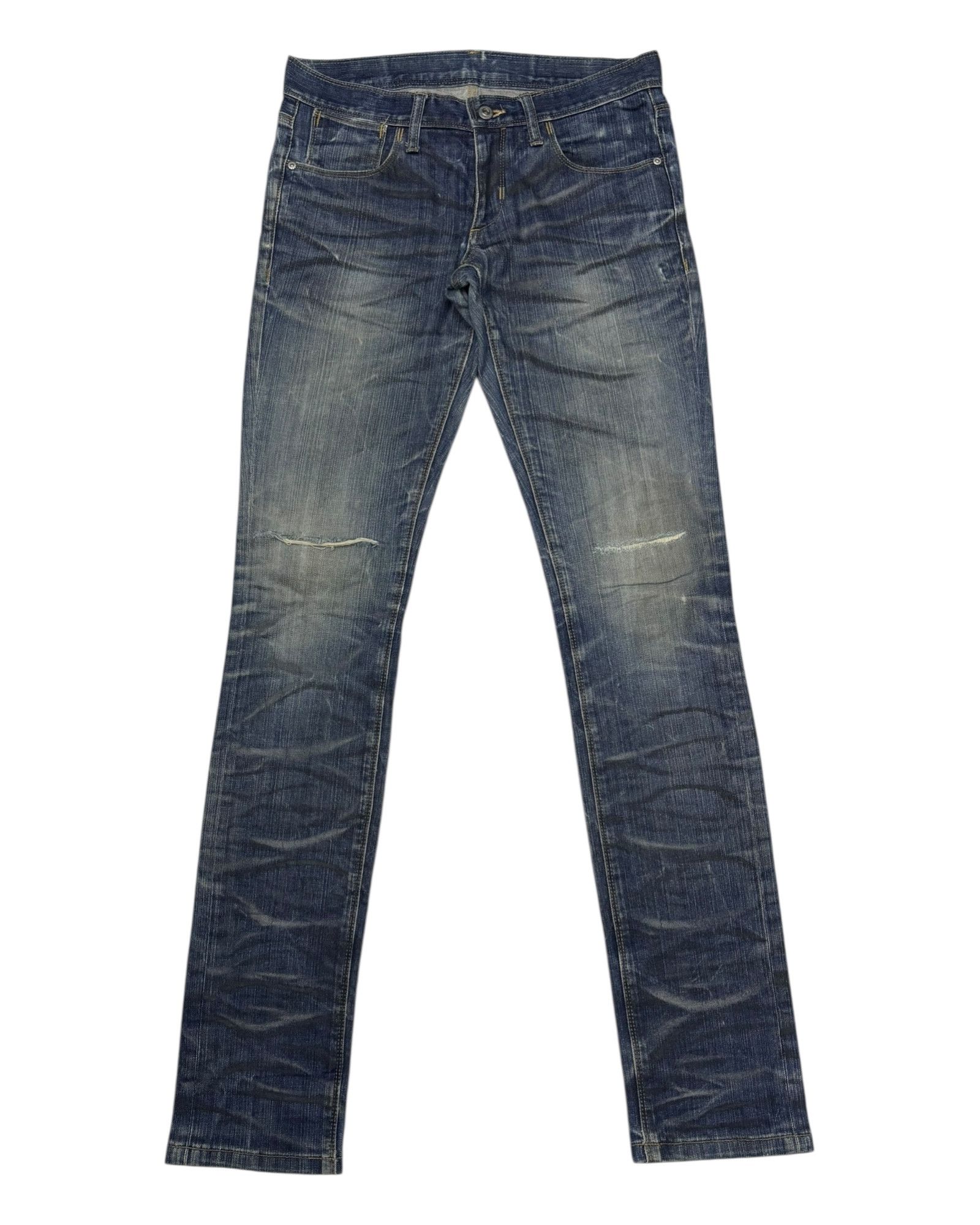 Black Barrett Black Barrett by Neil Barrett Whisker Denim Jeans Size US 32 / EU 48 - 7 Thumbnail