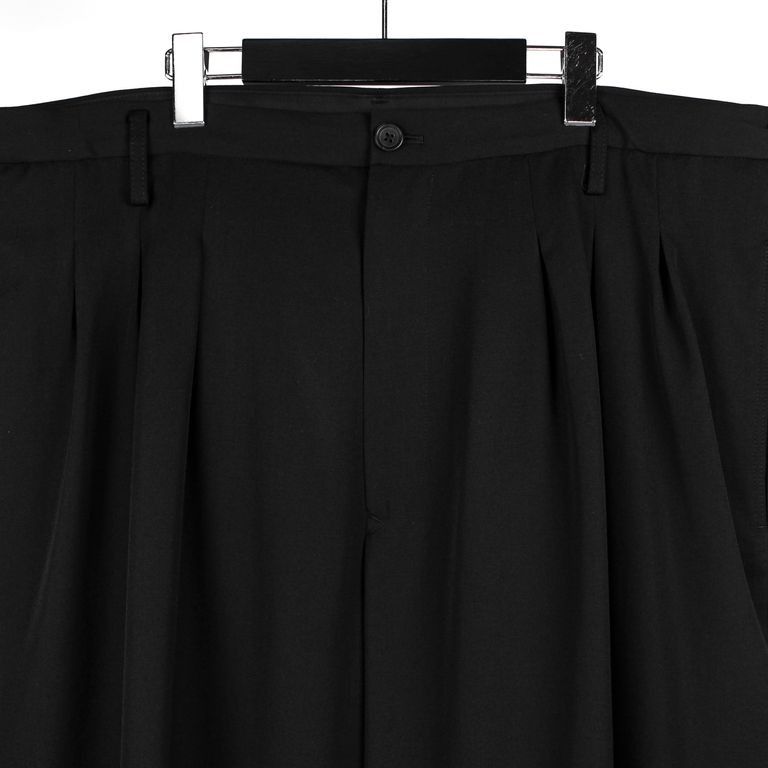 Yohji Yamamoto Yohji Yamamoto Pour Homme - 12 tuck pants Size US 32 / EU 48 - 3 Thumbnail