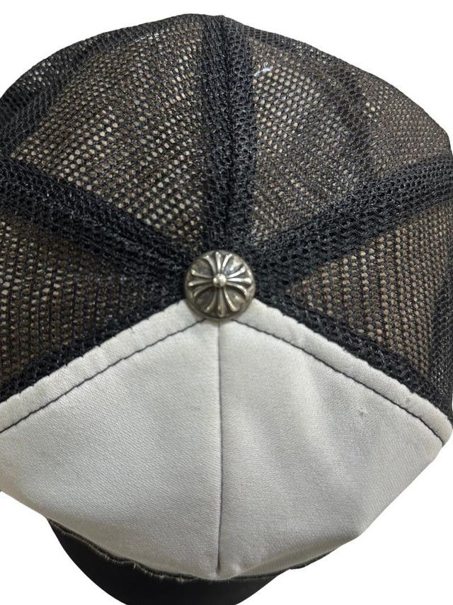 Chrome Hearts Vintage 90s Chrome Hearts CH Hollywood Trucker Black/White Size ONE SIZE - 2 Thumbnail
