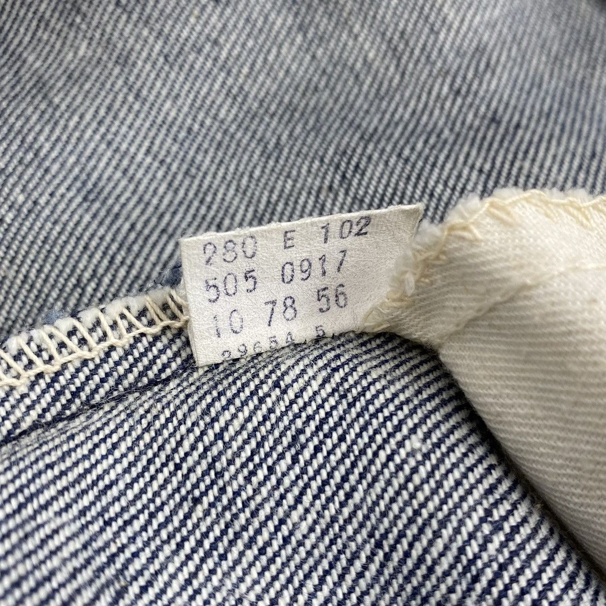 Levi's Vintage Clothing 🇺🇸1970s Vintage Levis 505 38x32 Orange Tab Straight Leg Jeans Size US 38 / EU 54 - 9 Thumbnail