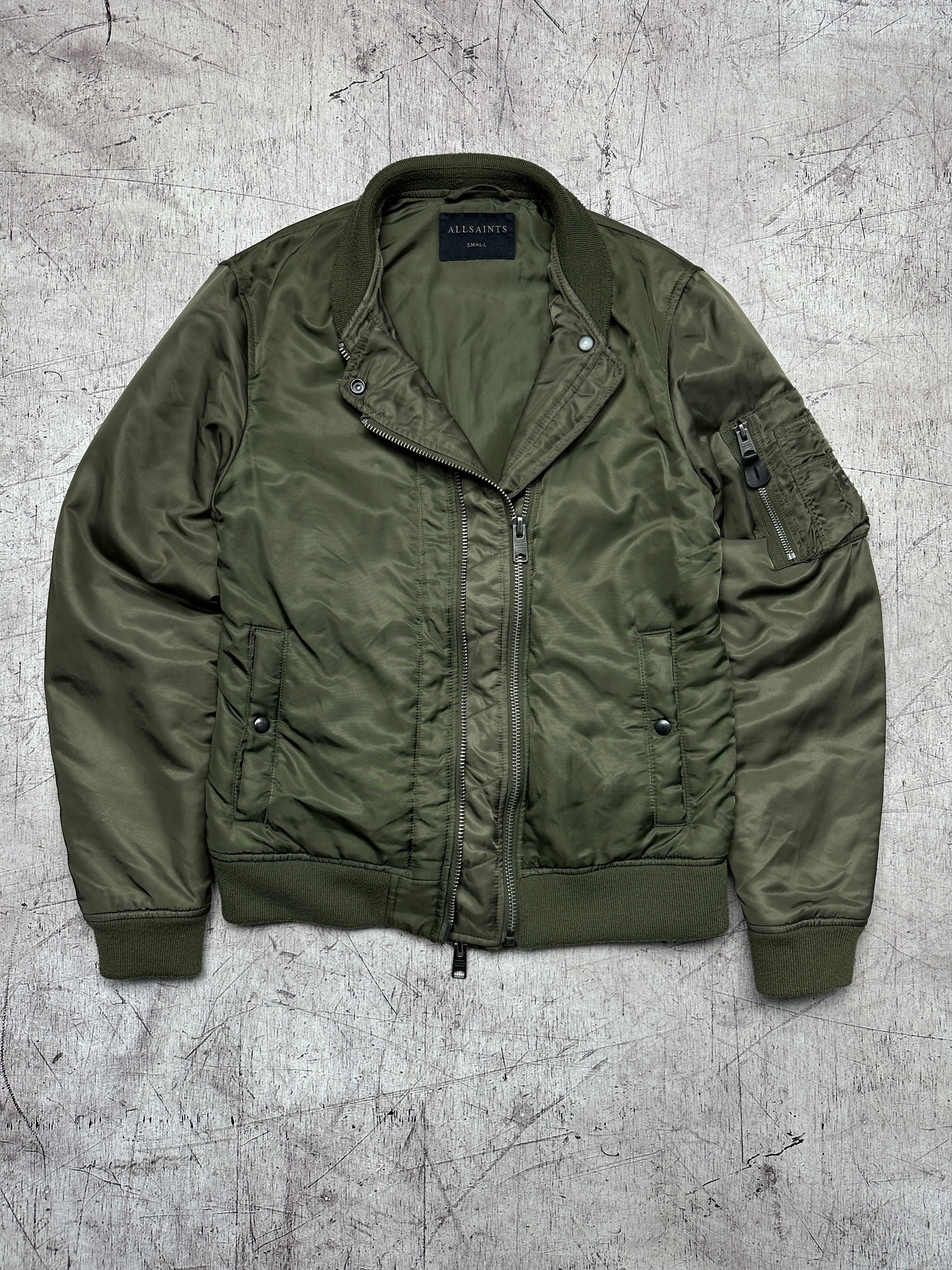 Allsaints Allsaints Mens Bellevue Nylon Bomber Jacket Size US S / EU 44-46 / 1 - 1 Thumbnail