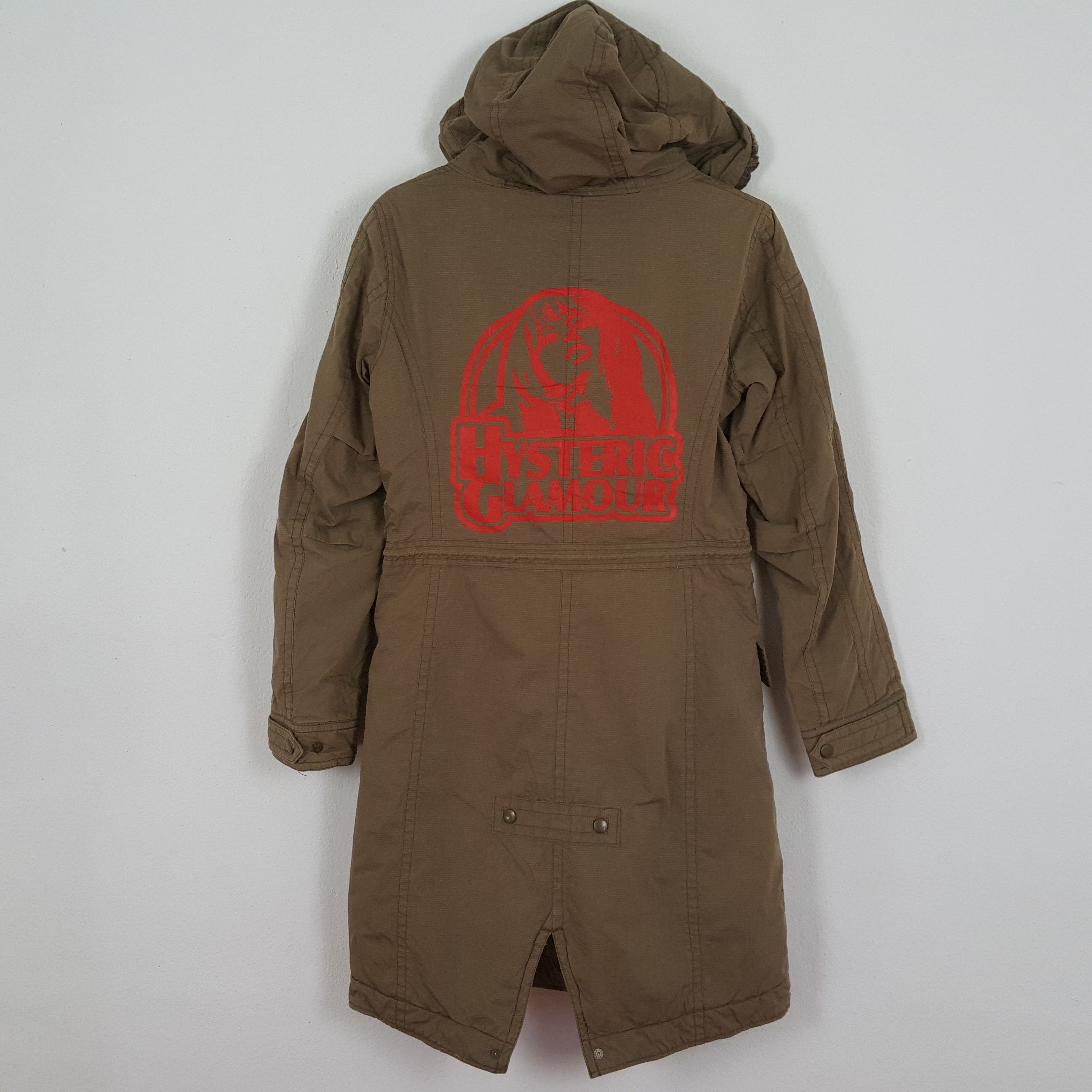 Hysteric Glamour × Japanese Brand × Vintage HYSTERIC GLAMOUR Winter Style Custom Art Parkas Jacket Size S / US 4 / IT 40 - 1 Thumbnail