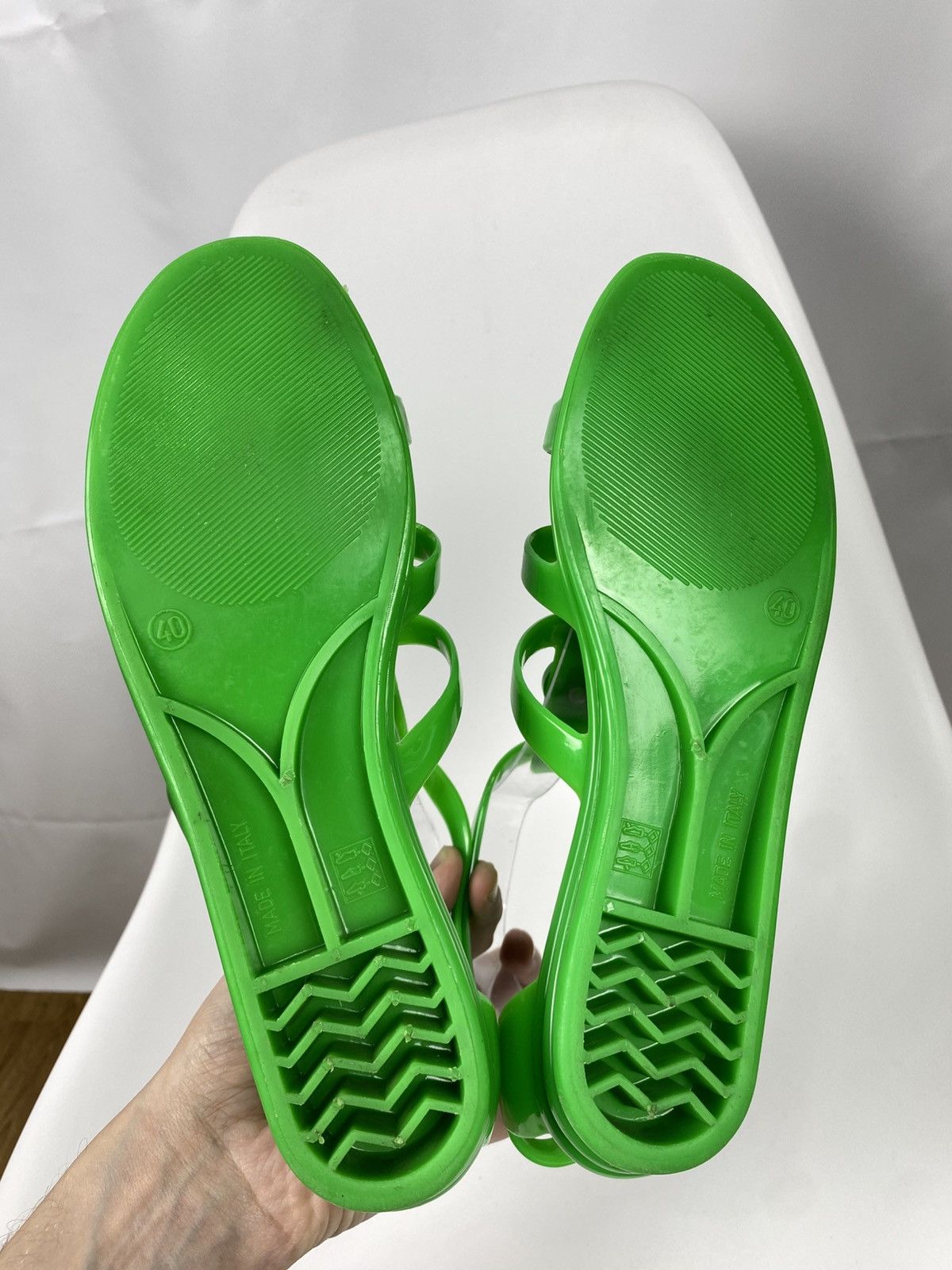 Love Moschino Love Moschino PVC Sandals size 40 Made In Italy Size US 10 / IT 40 - 6 Thumbnail