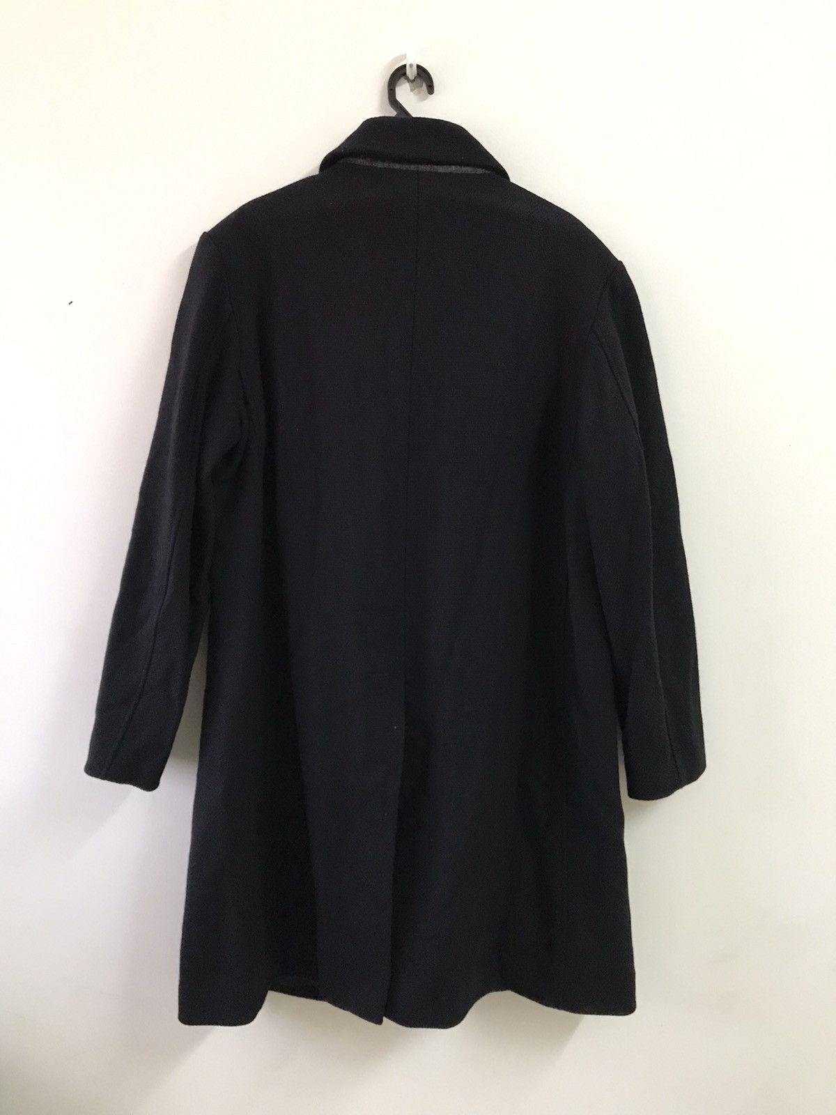 A.P.C. A.P.C. Paris Black Wool Long Single Breasted Coat Size US M / EU 48-50 / 2 - 3 Thumbnail