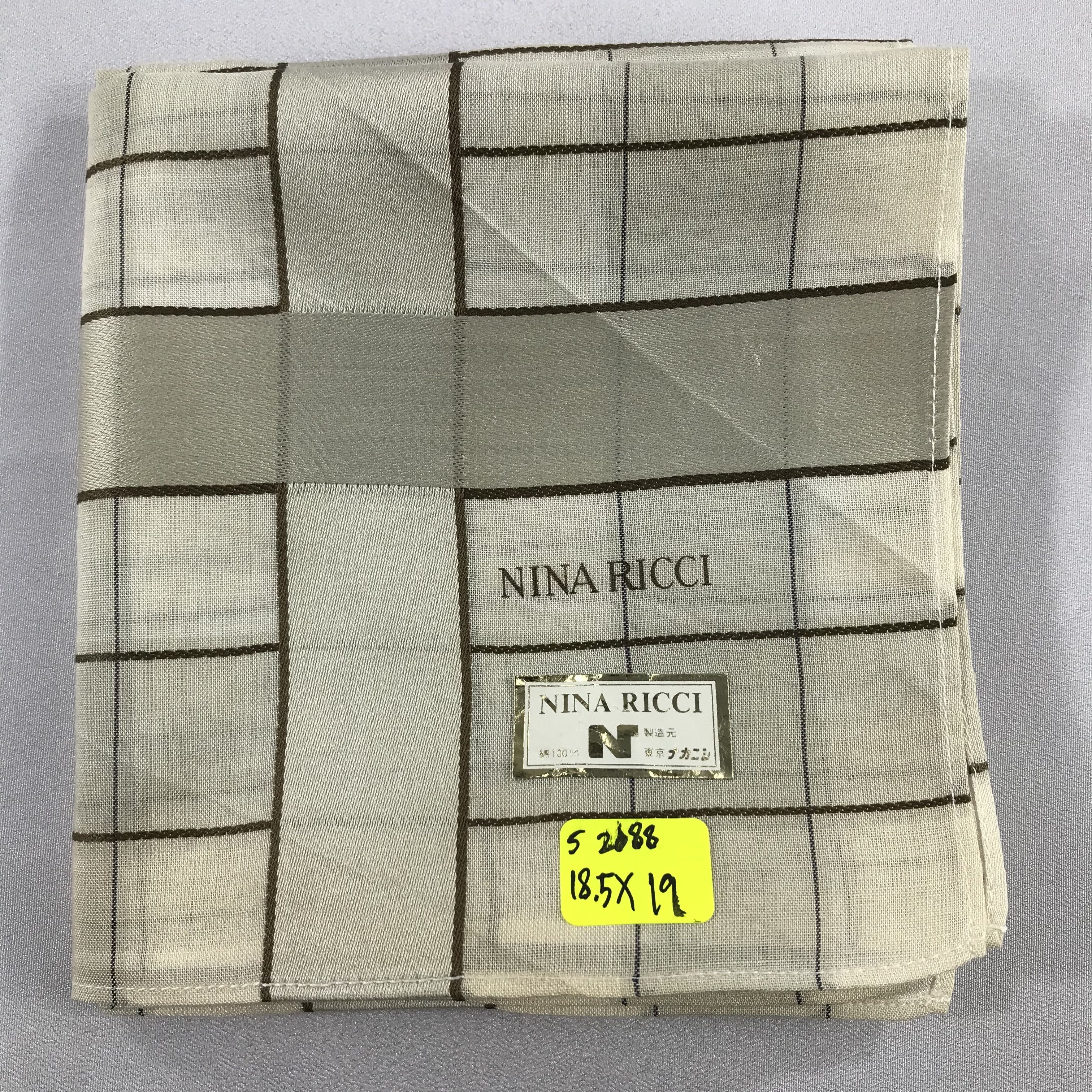 Nina Ricci × Vintage Nina Ricci Bandana / Handkerchief / Neckerchief - S2088 Size ONE SIZE - 5 Thumbnail