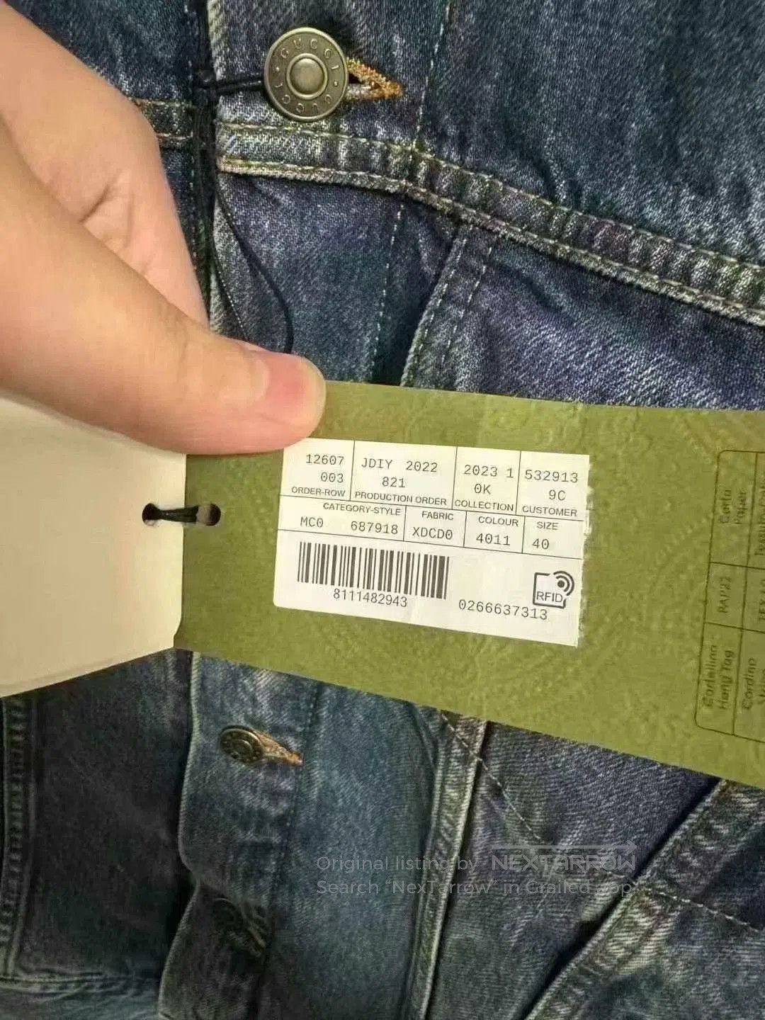 Gucci new gucci denim jacket size 40. Size US M / EU 48-50 / 2 - 5 Thumbnail