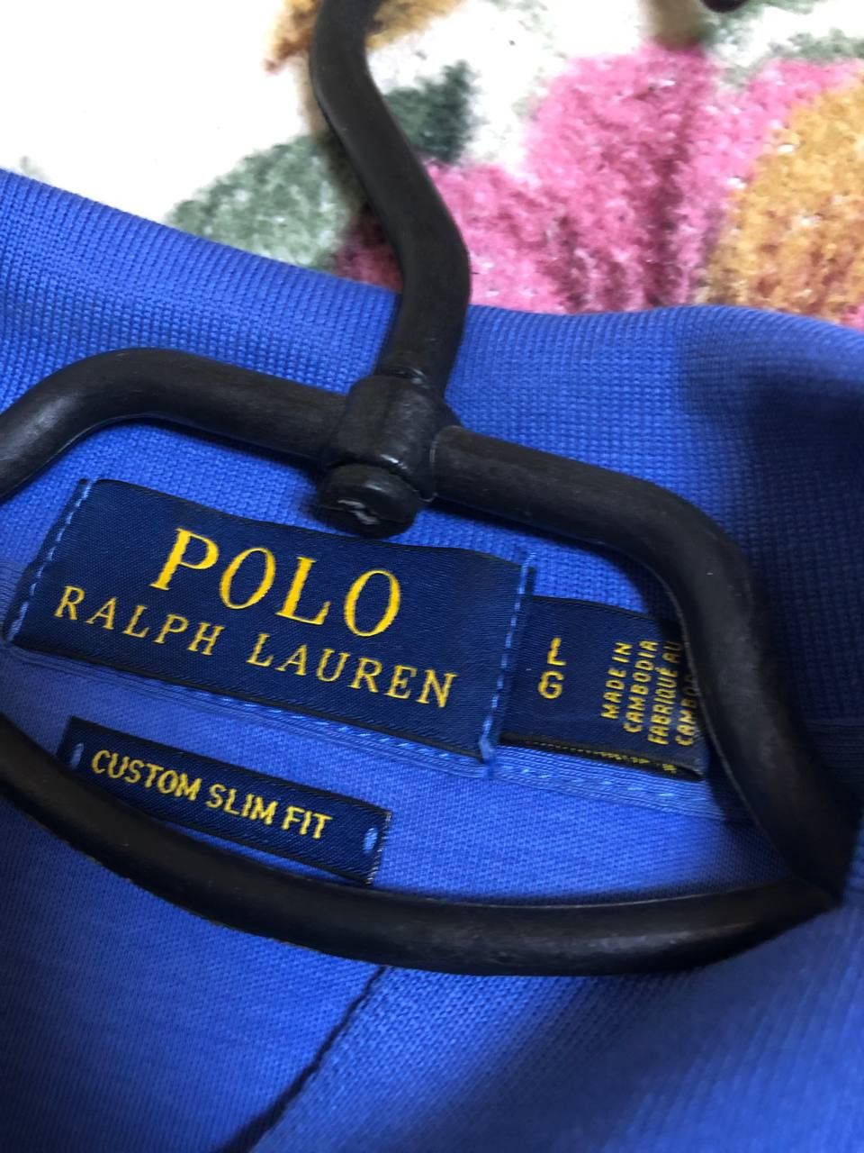 Polo Ralph Lauren Polo Ralph Lauren Blue Custom Slim Fit Interlock Polo Shirt Size US L / EU 52-54 / 3 - 11 Thumbnail