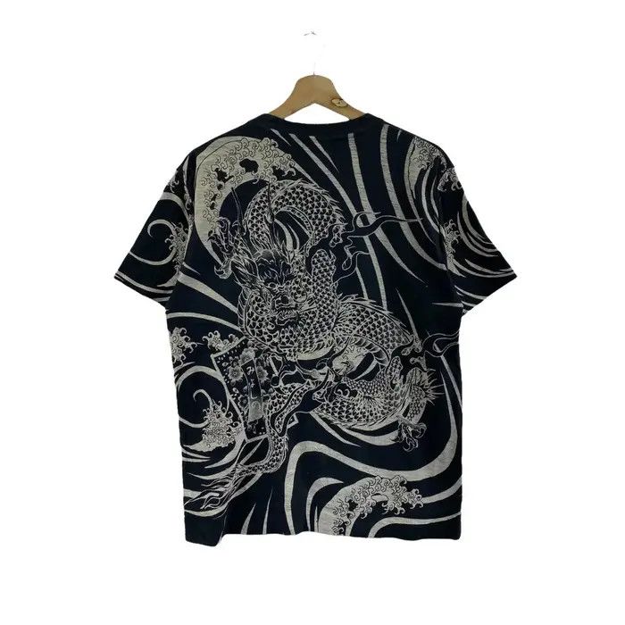 Vintage Vtg 90’ KAMAKURI JAPAN DRAGON Embroidery Tee Shirt Sukajan Size US M / EU 48-50 / 2 - 5 Thumbnail