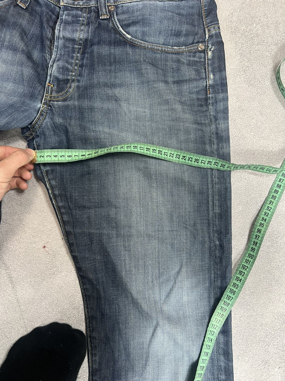 Vintage Vintage Streetwear G-Star Baggy Ripped Washed Denim Distress Size US 33 - 13 Thumbnail