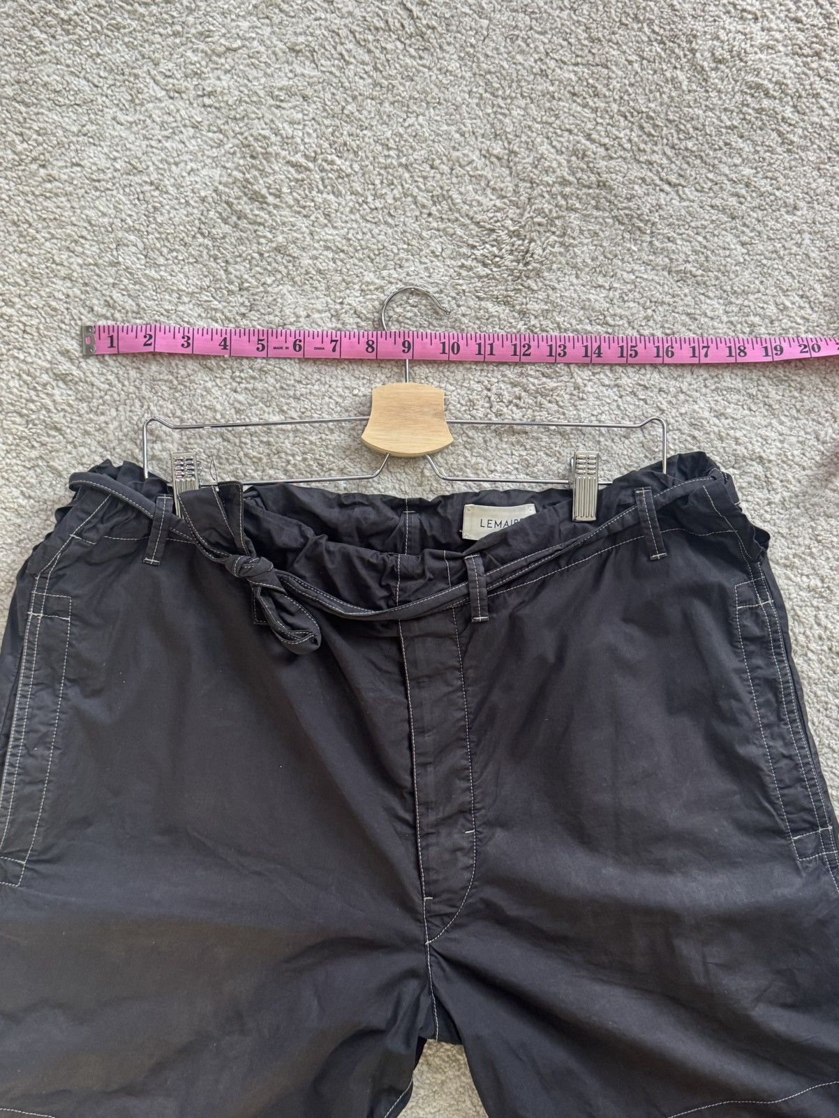 Lemaire Judo Belted Trousers Size US 32 / EU 48 - 4 Thumbnail