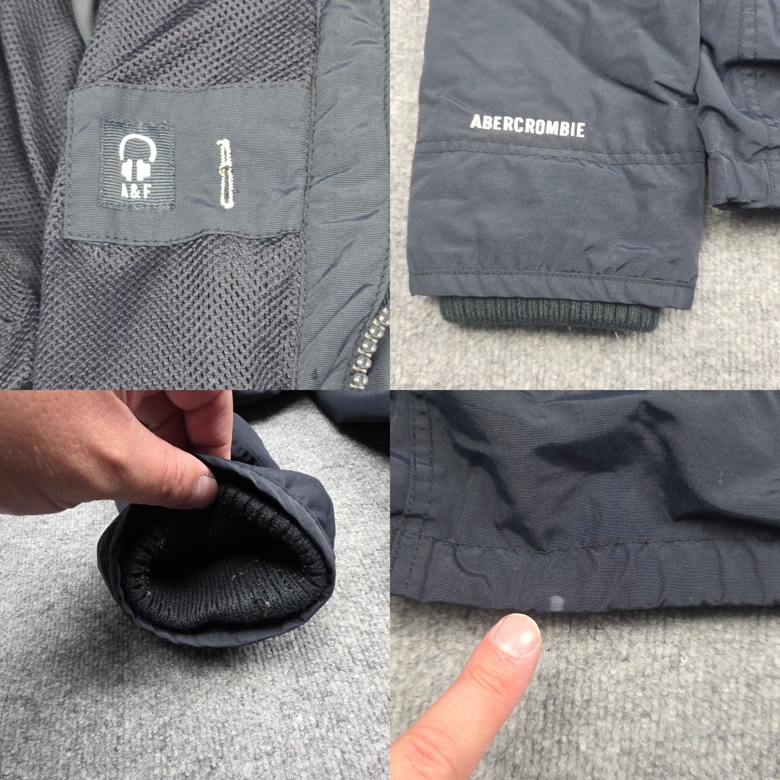 Abercrombie & Fitch Abercrombie & Fitch Weather Warrior Hooded Lined Softshell Jacket Coat Womens M Blue Parka Size M / US 6-8 / IT 42-44 - 8 Thumbnail