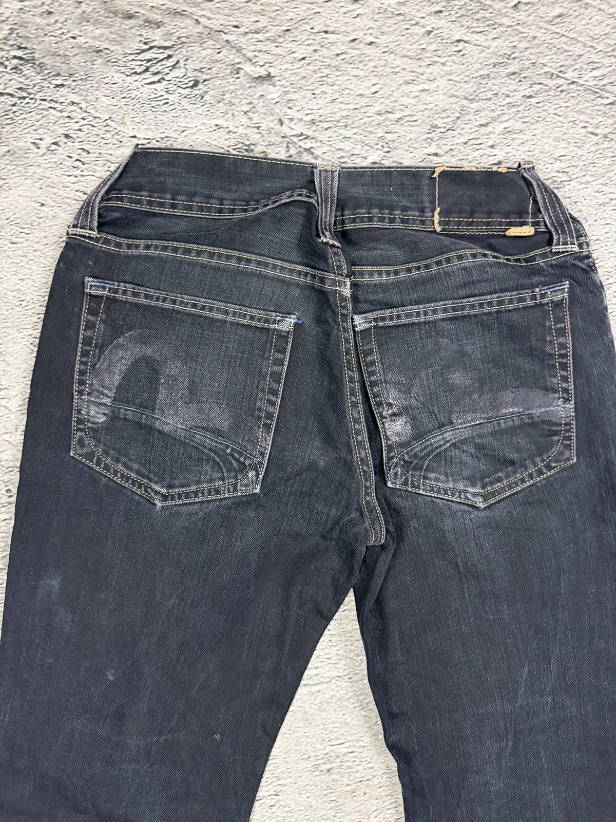 Evisu × Puma Evisu x Puma vintage black jeans black seagulls straight Size 26" / US 2 / IT 38 - 2 Thumbnail