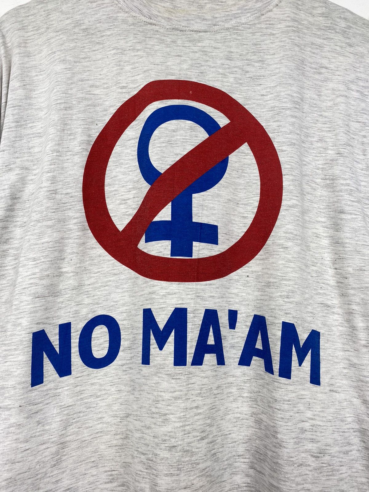 Band Tees Vintage Y2K No Ma’am Humor T Shirt Tee Porn Star Size US XL / EU 56 / 4 - 2 Thumbnail