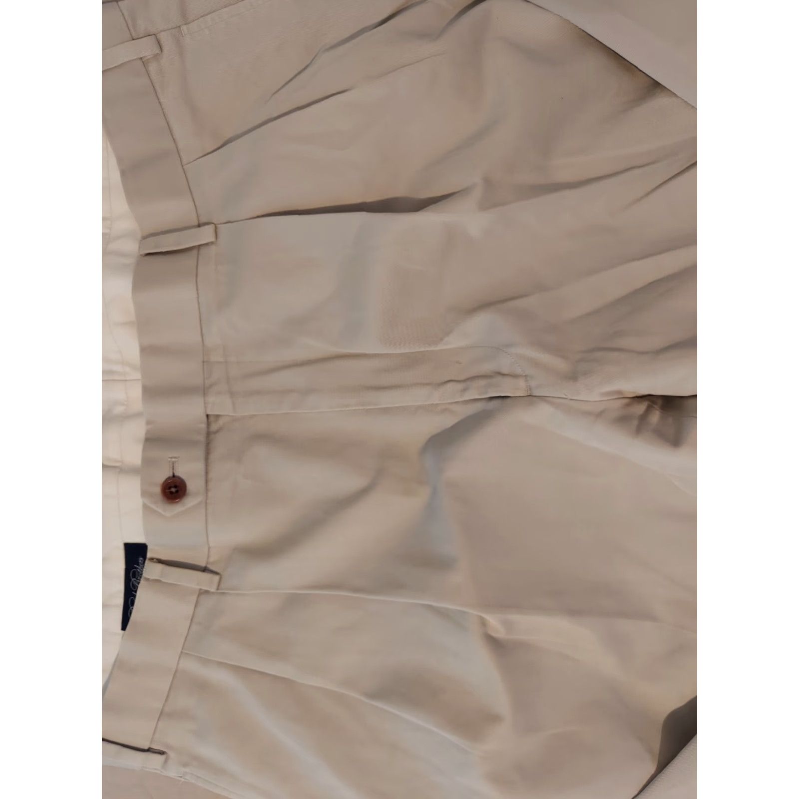 Brooks Brothers Brooks Brothers Mens Dress Pants 40x30 Cotton Beige Pants Slacks Trousers Chino Dress Pants Mens Size US 40 / EU 56 - 4 Thumbnail