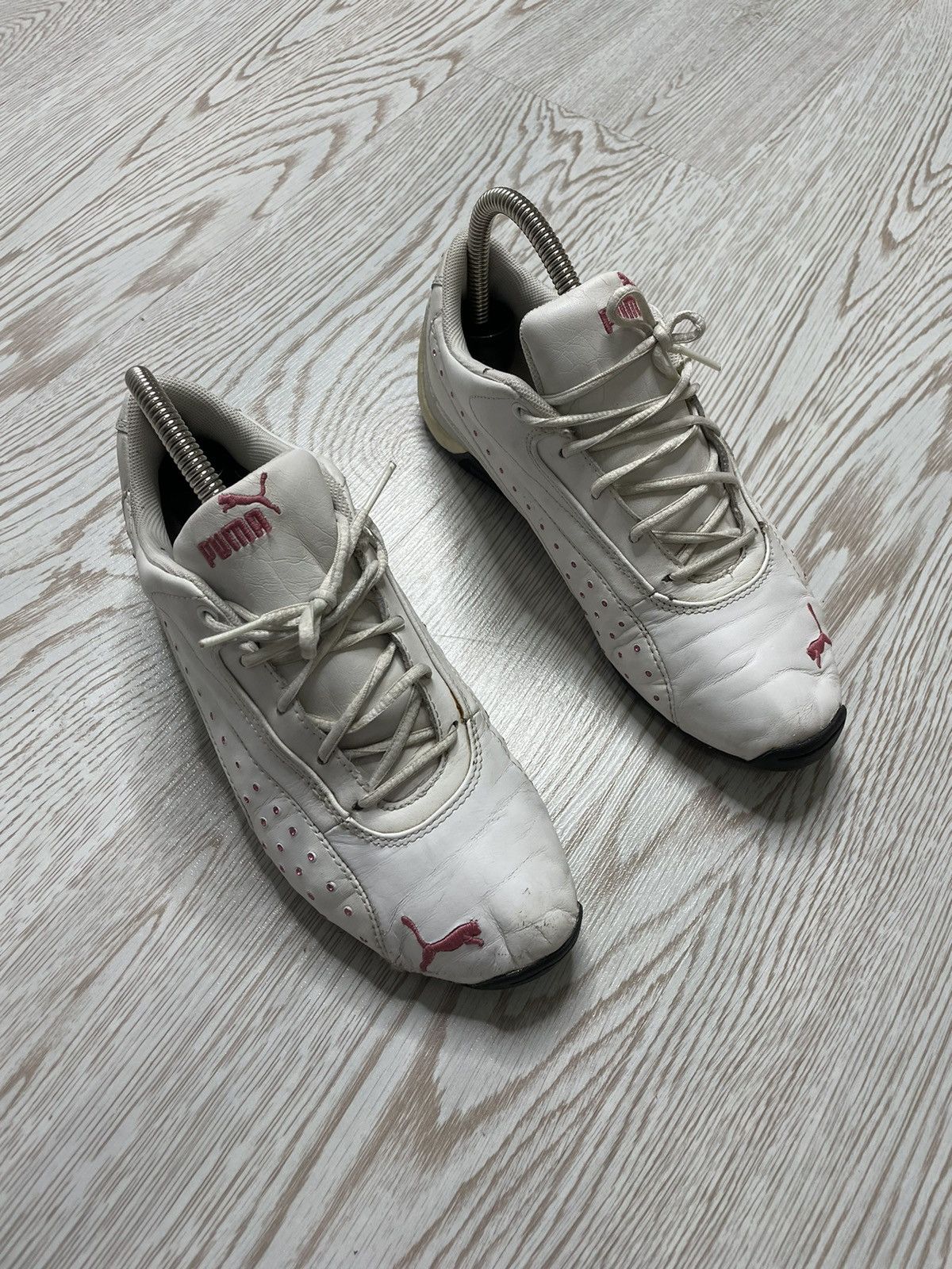 Puma × Vintage Vintage Puma Speed Cat Leather Racing Sneakers Size US 5 / IT 35 - 3 Thumbnail