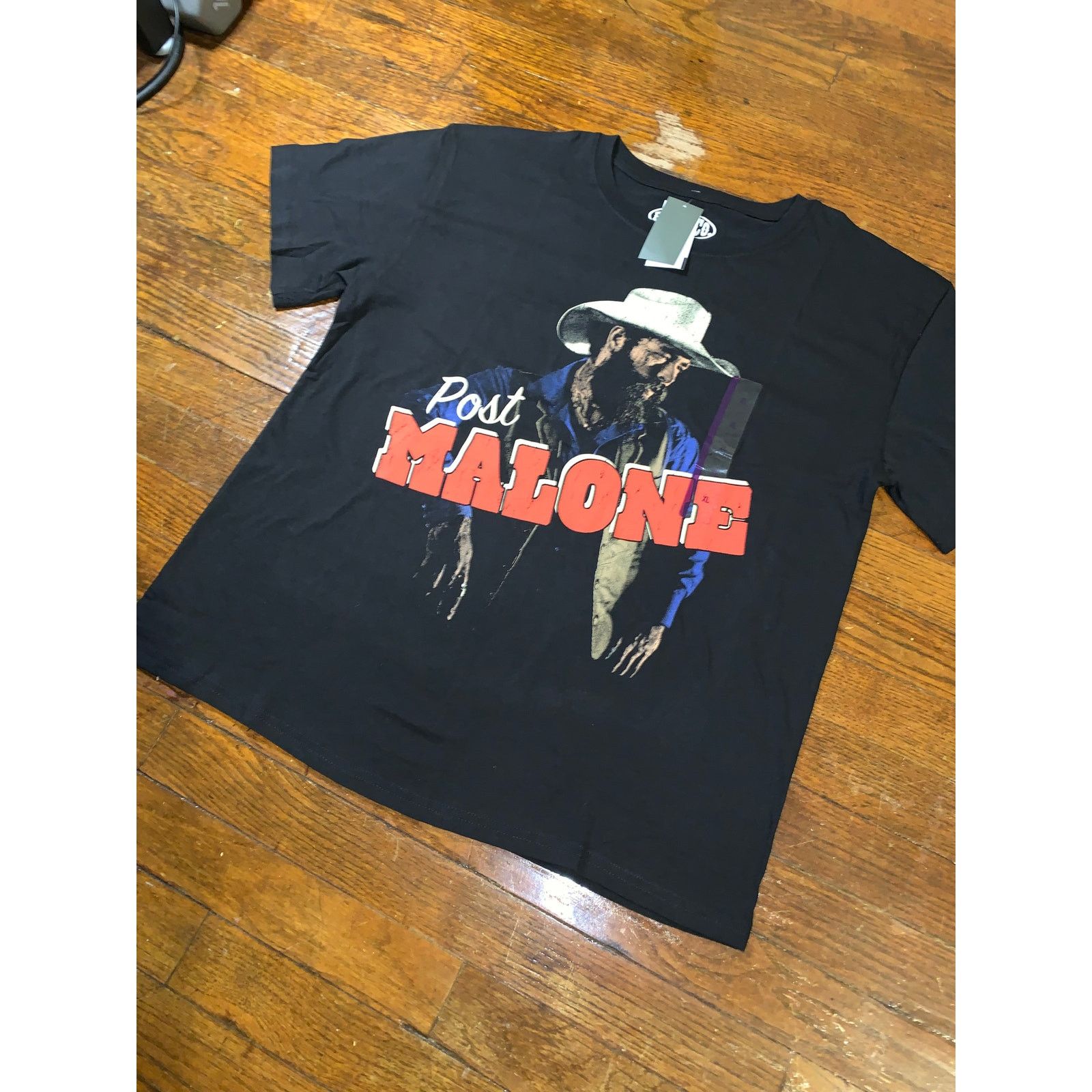 Band Tees Post Malone Graphic T Shirt XL Black NWT Rap Merch Tee Size US L / EU 52-54 / 3 - 3 Thumbnail