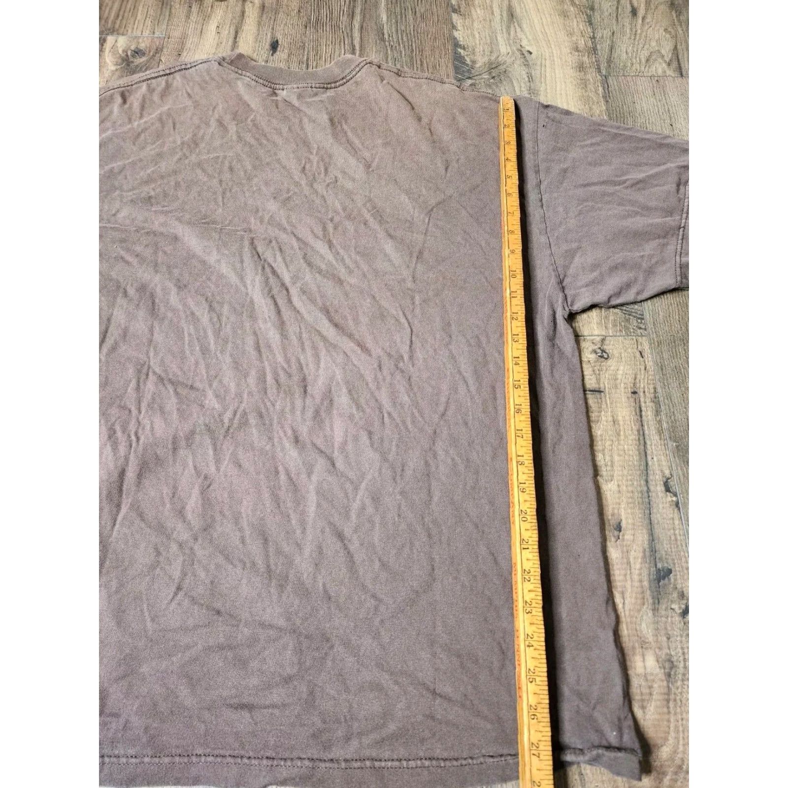Vintage Vintage Y2K Mens 2XL T-Shirt Brown "Bigger Than Yours Squirrel Nuts" Graphic Distressed Size US XXL / EU 58 / 5 - 4 Thumbnail