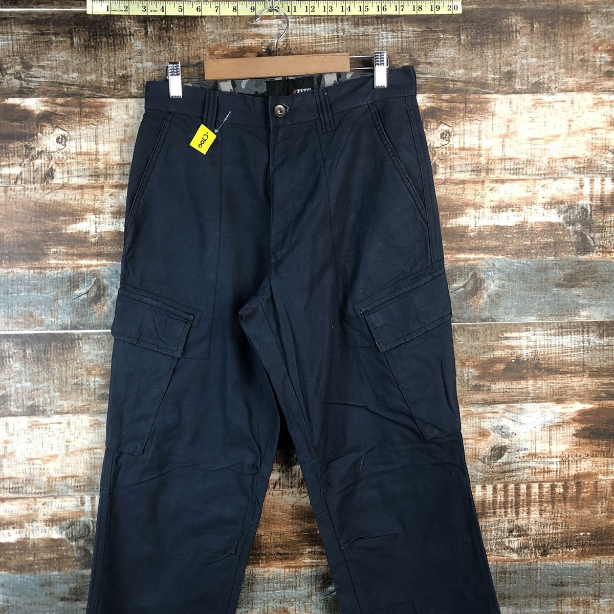 Other DL Azito Dark Blue Cargo Multipocket Pants #C700 Size US 30 / EU 46 - 2 Thumbnail