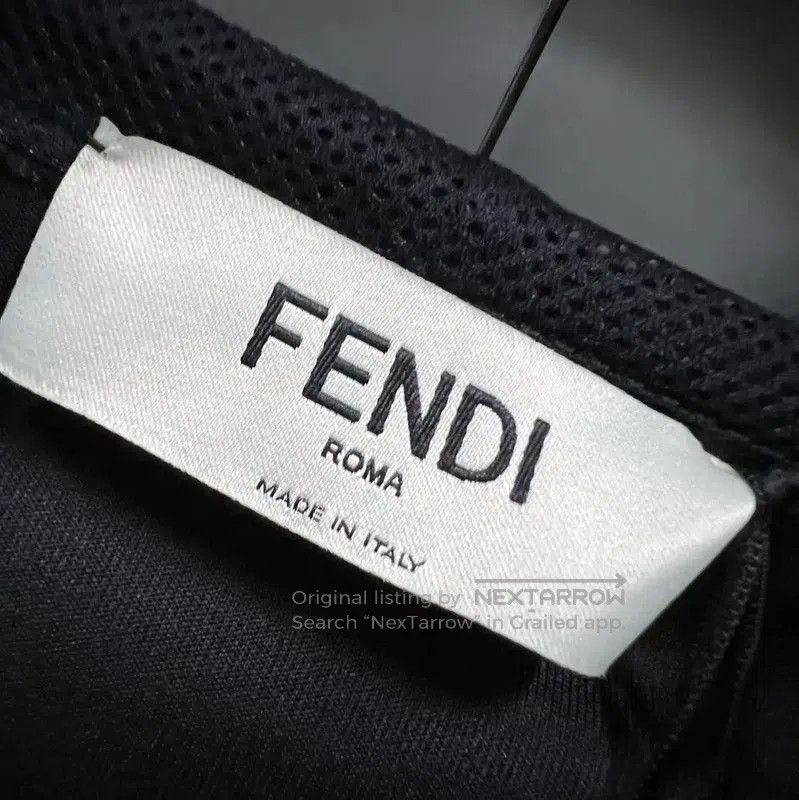 Fendi Fendi Black Cotton Long Sleeve Cropped Hoodie . Size XXS / US 00 / IT 34 - 2 Thumbnail