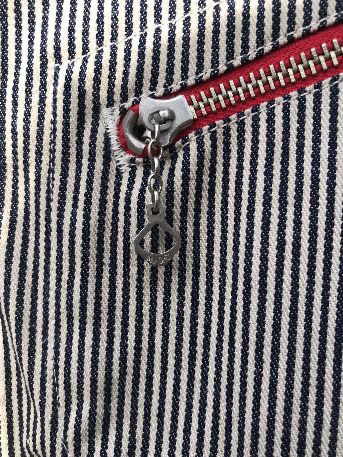 Japanese Brand × Vintage Vintage 50s Masterpiece SCYE Hickory Stripes Denim Jacket Size US M / EU 48-50 / 2 - 9 Thumbnail