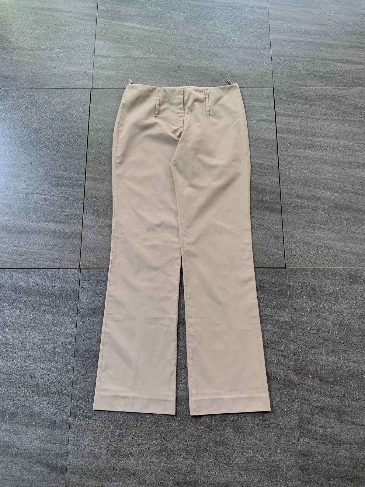 Prada FREE TAX! 2000s Slim Flared Trousers Size US 28 / EU 44 - 1 Thumbnail