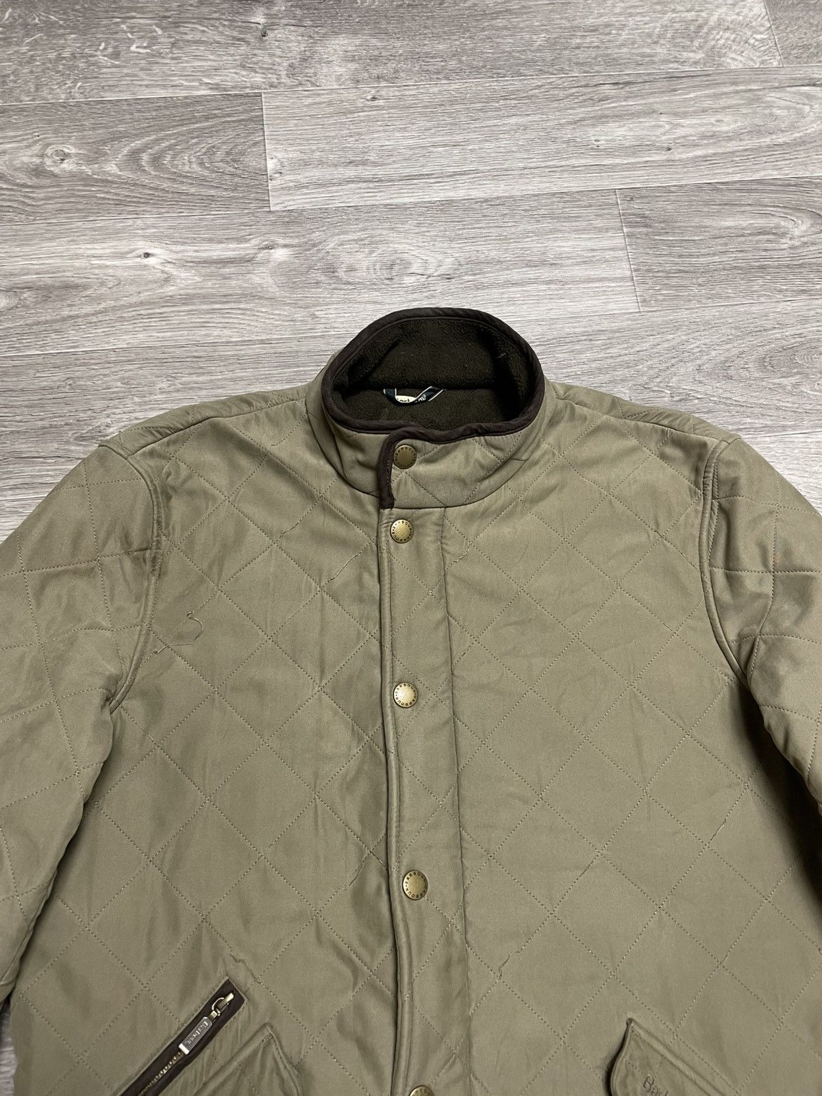 Barbour Vintage Barbour Bowden Fleece Lined Quilted Jacket Size US L / EU 52-54 / 3 - 2 Thumbnail