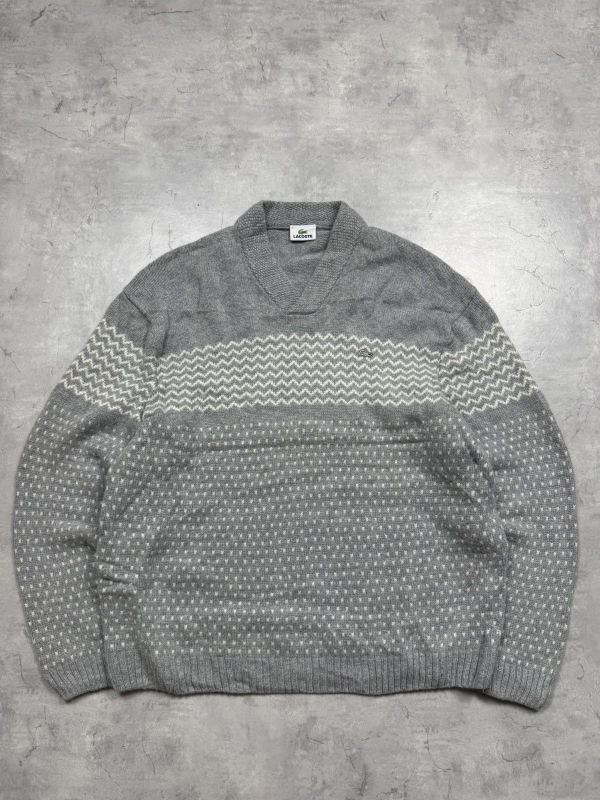 Lacoste Lacoste Wool Sweater Size US L / EU 52-54 / 3 - 1 Thumbnail