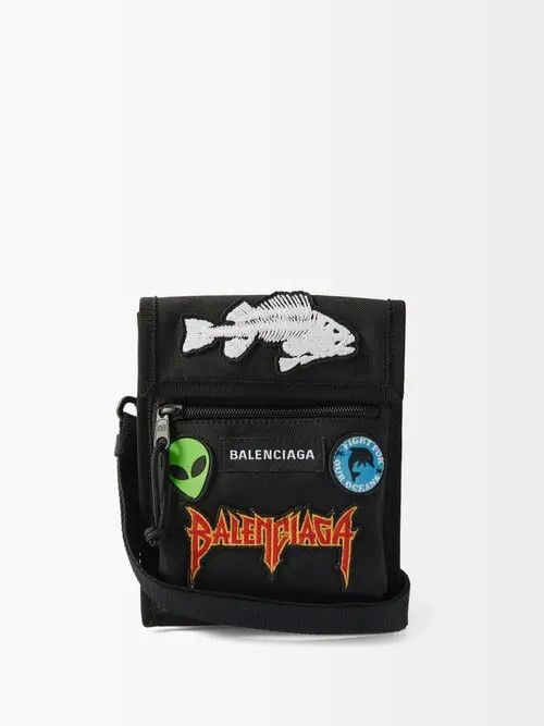image of Balenciaga O1La1Rc1A10124 Size: Os Cross Body Bag In Black, Men's