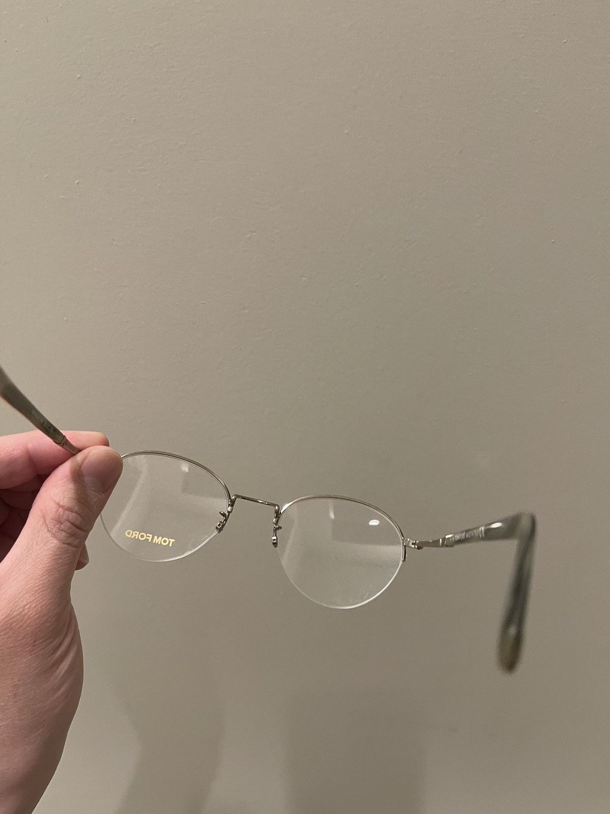 Tom Ford Tom Ford - half rim horn glasses x2 Size 34 - 9 Thumbnail